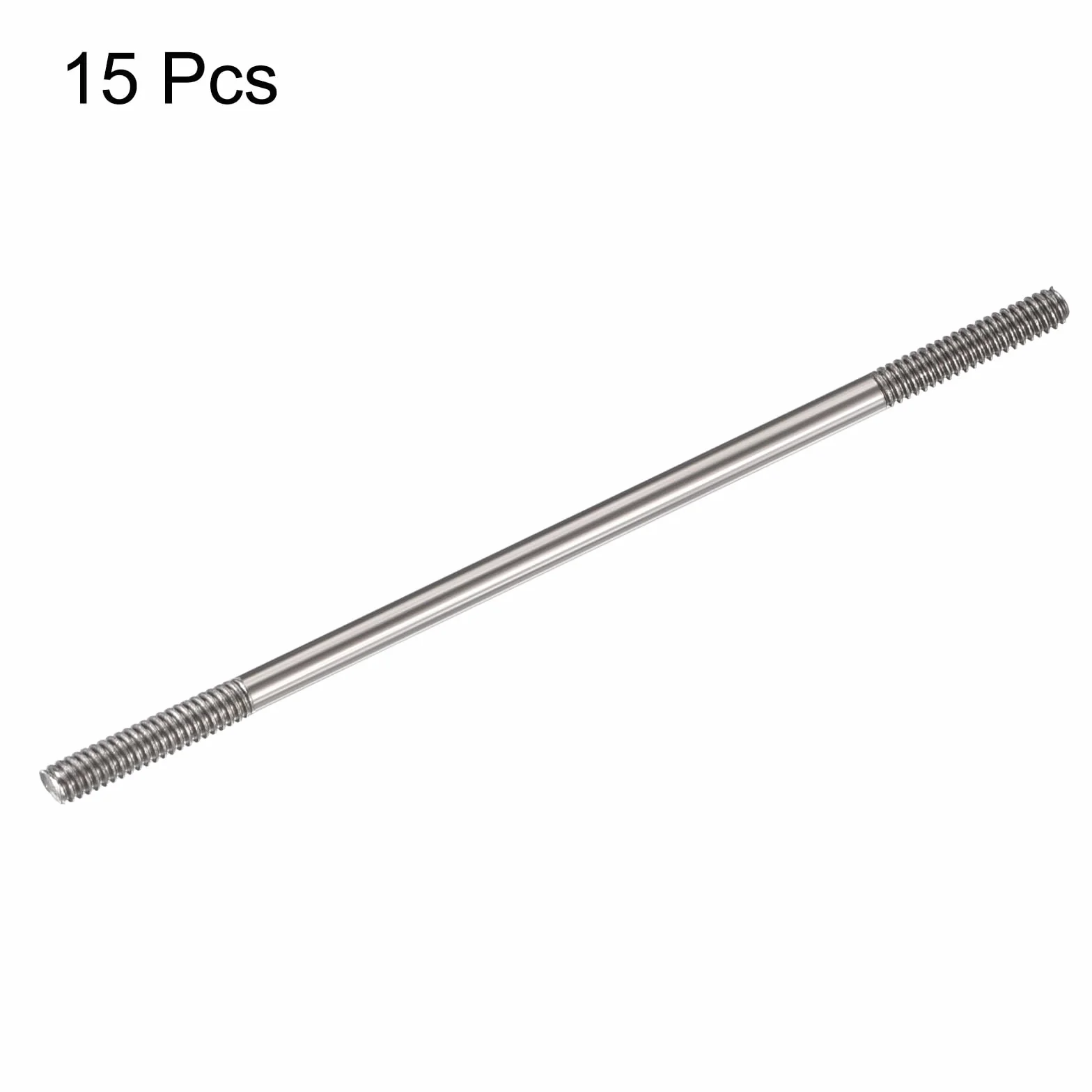 QUARKZMAN Conector de Varilla Roscada Acero Inoxidable 304 M2x45mm Paquete de 15 para Coche RC