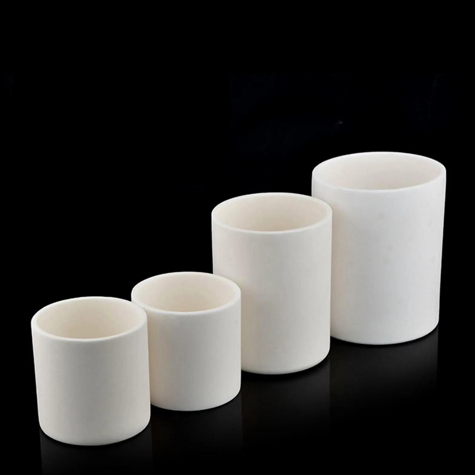 Equipo de laboratorio químico horno tubular crisol de corindón crisol recto(1pc 30x30mm)
