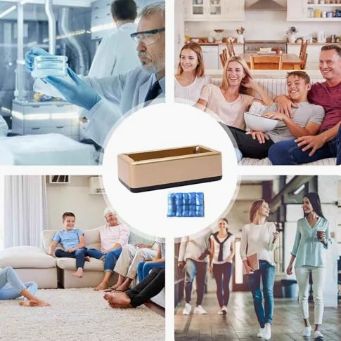 Dispensador de fundas desechables para zapatos con 100 fundas de plástico para el hogar, oficina, fábrica, laboratorio, hotel, protección cómoda e higiénica del calzado
