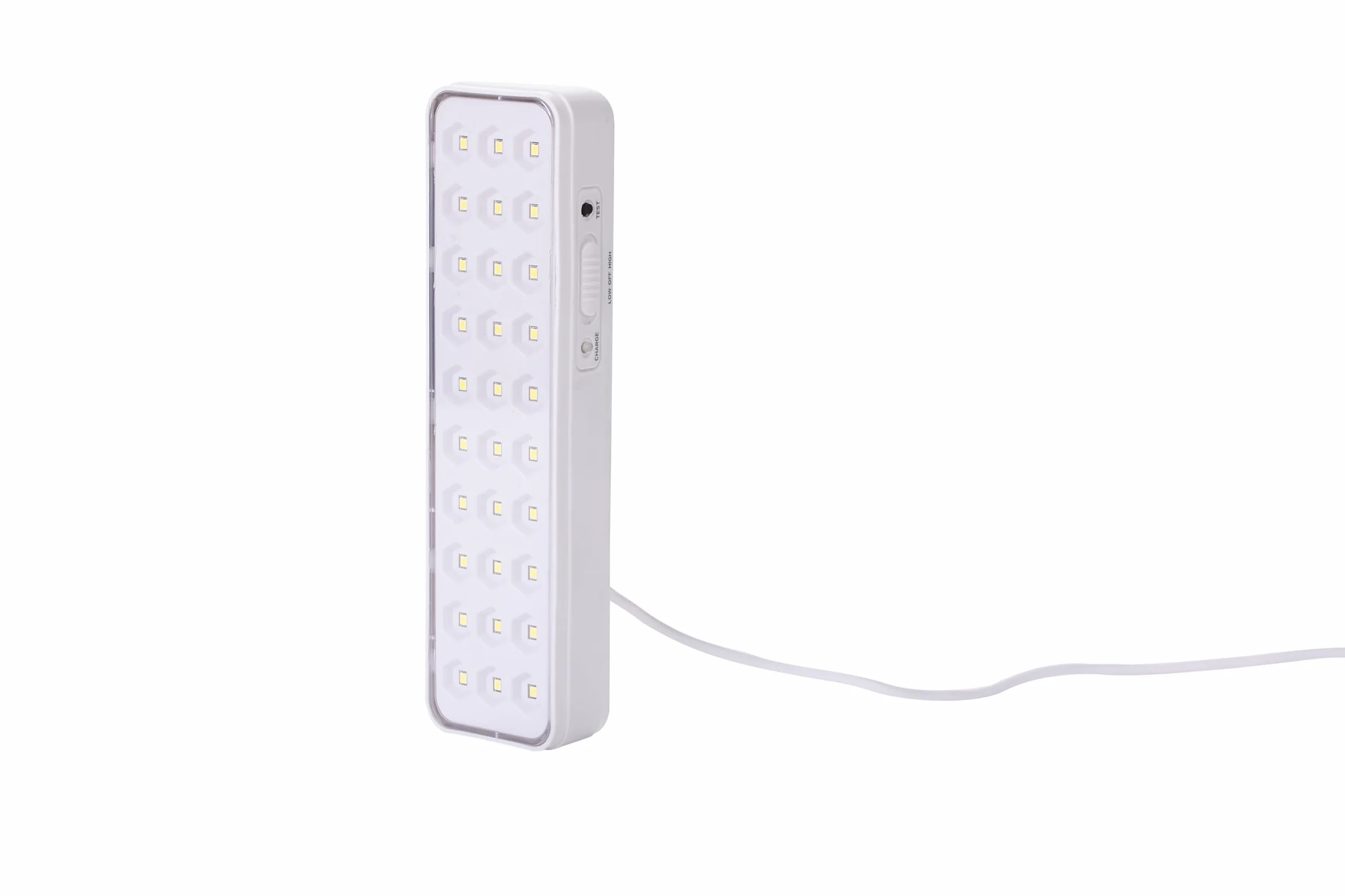 Electraline Luz de emergencia delgada 150 lúmenes 30 LED SMD 1000 mAh IP20 Blanca