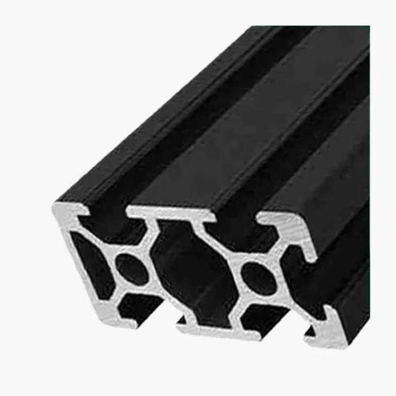 OB-2040N1-20-b Perfil De Aluminio Con Ranura En T, Marco DIY, Máquina Extrusión Riel Lineal, Metal, Sellado for Impresora 3D CNC, 1 Ud(850mm)