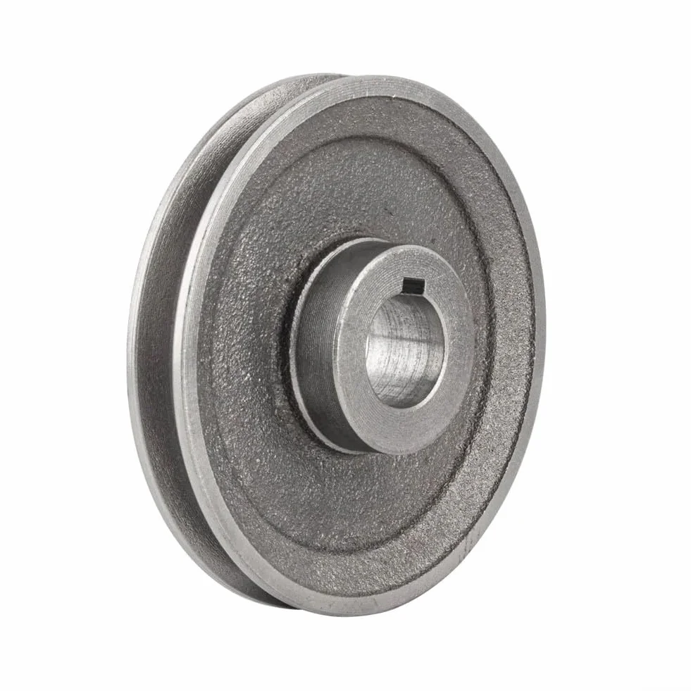Polea de motor de aluminio tipo A 100 mm para compresores de aire 19 mm 24 mm