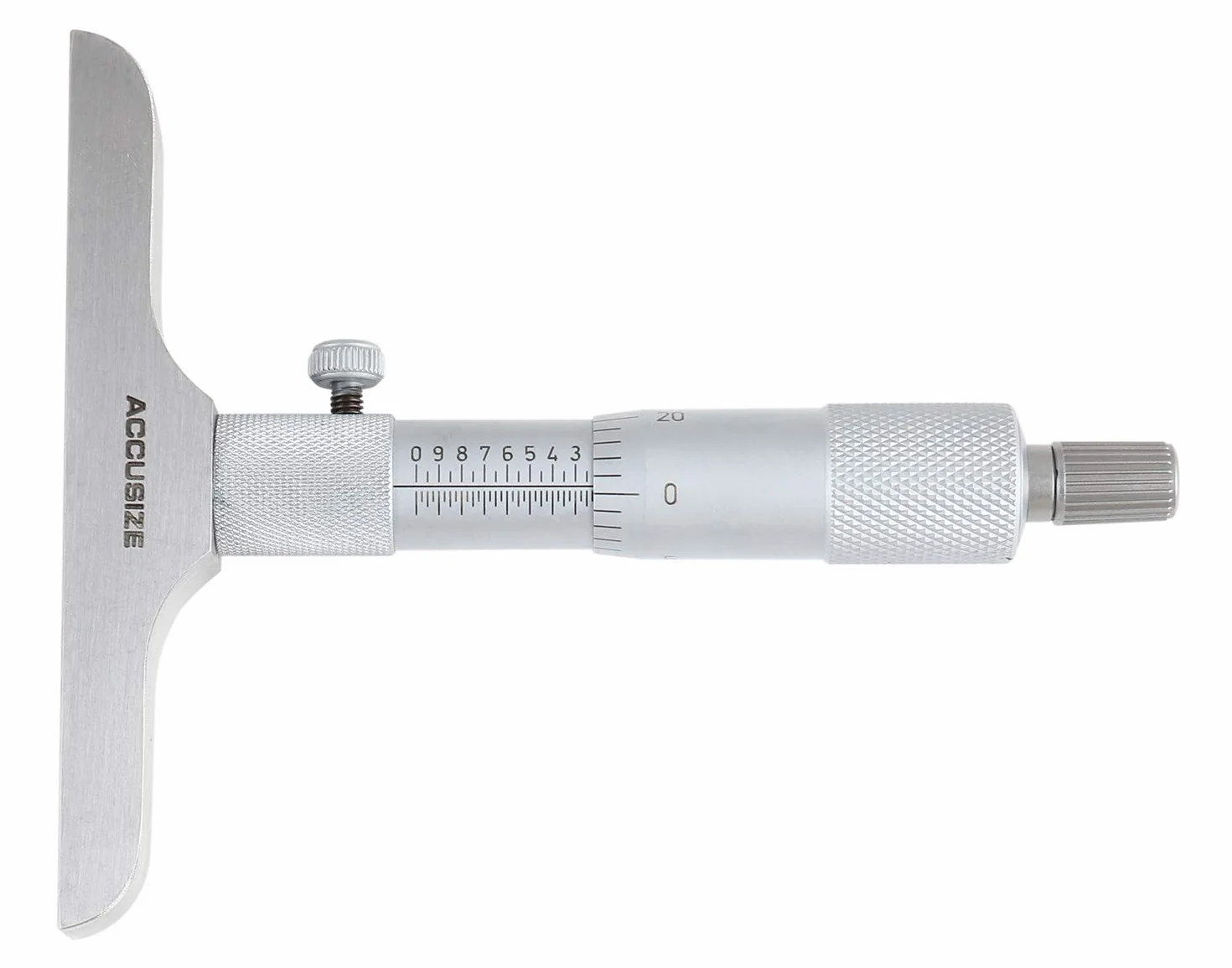 accusize – 6 "Profundidad micrómetros, base de profundidad 4," con 6 varillas en caja de sábana bajera ajustable, # 2025 – 4201