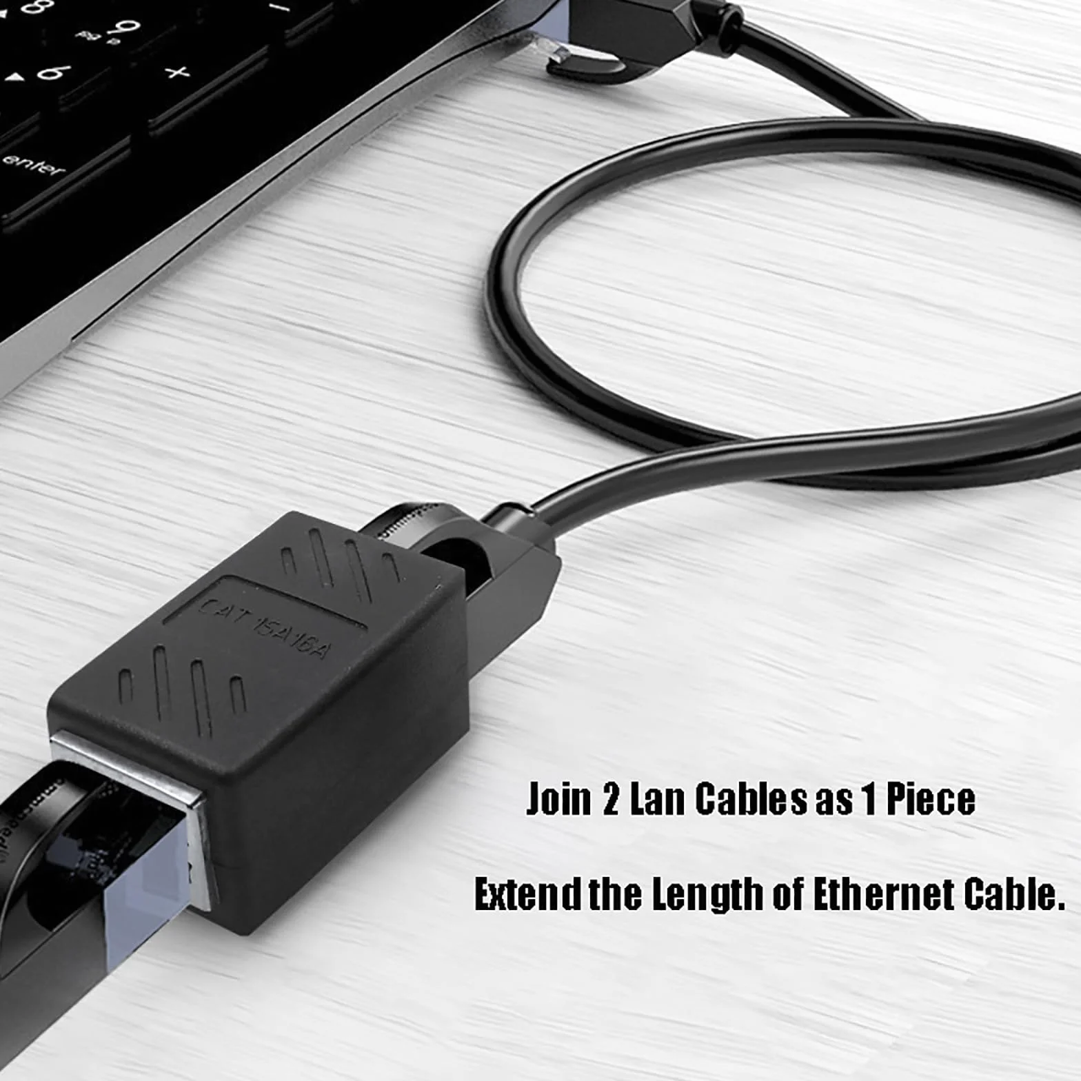 Acopladores RJ45 hembra a hembra, conectores Ethernet 8P8C para cable Cat7/Cat6/Cat5e/Cat5