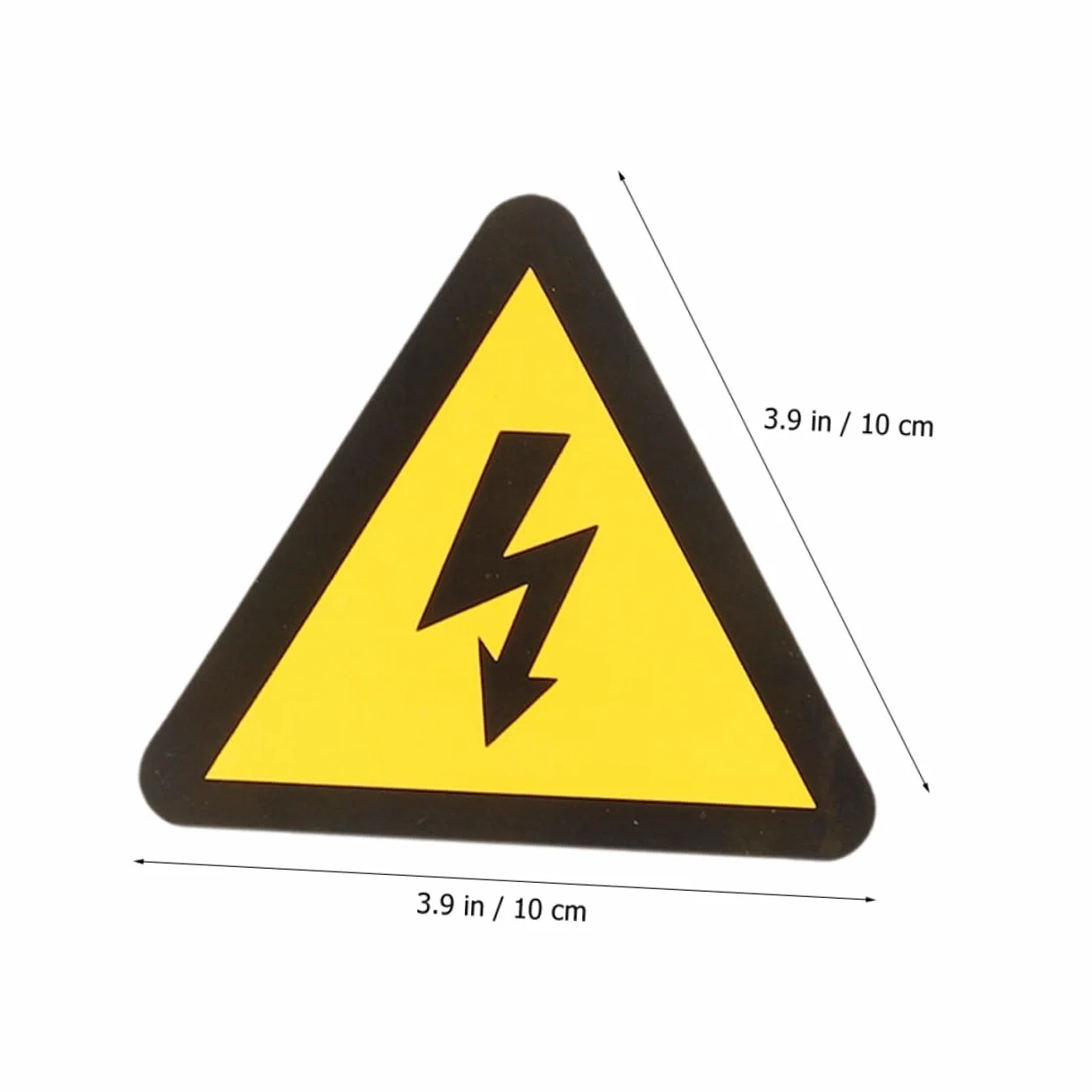 Pegatinas de Precaución Descargas Eléctricas Papel Resistente Superficie Lisa 25 Hojas