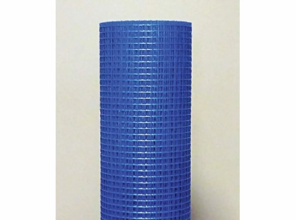 FIBRA VIDRIO REVOCO AZUL MORTERO 10X10 MM 1X50 M