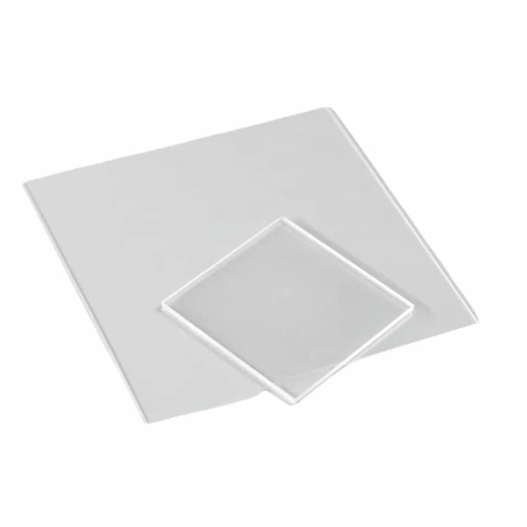 Láminas de vidrio hidrofóbicas/hidrofílicas - 10 piezas for uso industrial y de laboratorio(100 * 100 * 0.8mm 1 Side Hydrophilic)