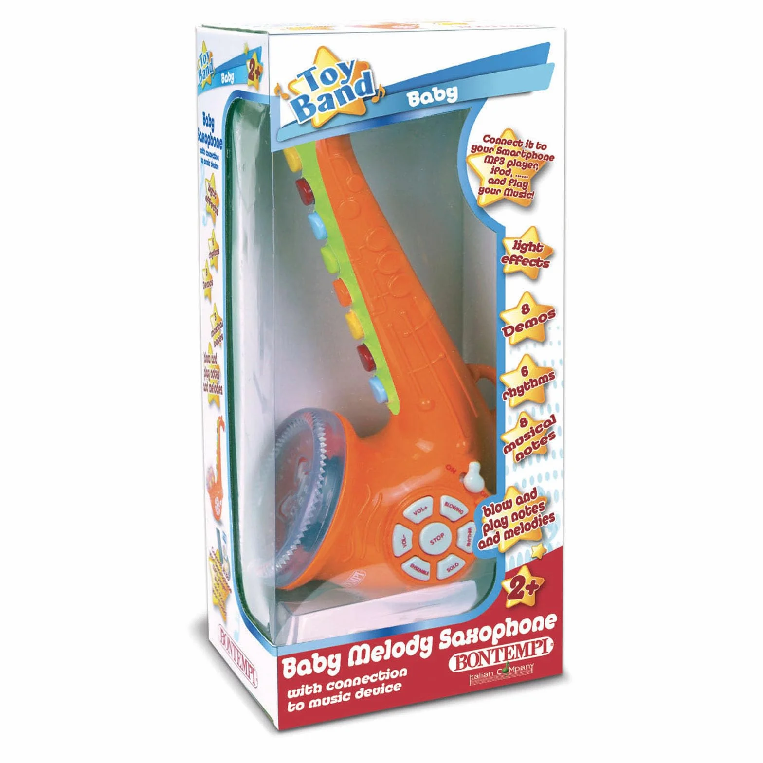 Bontempi TinySax Baby Sax Electrónica 95x160x320 mm
