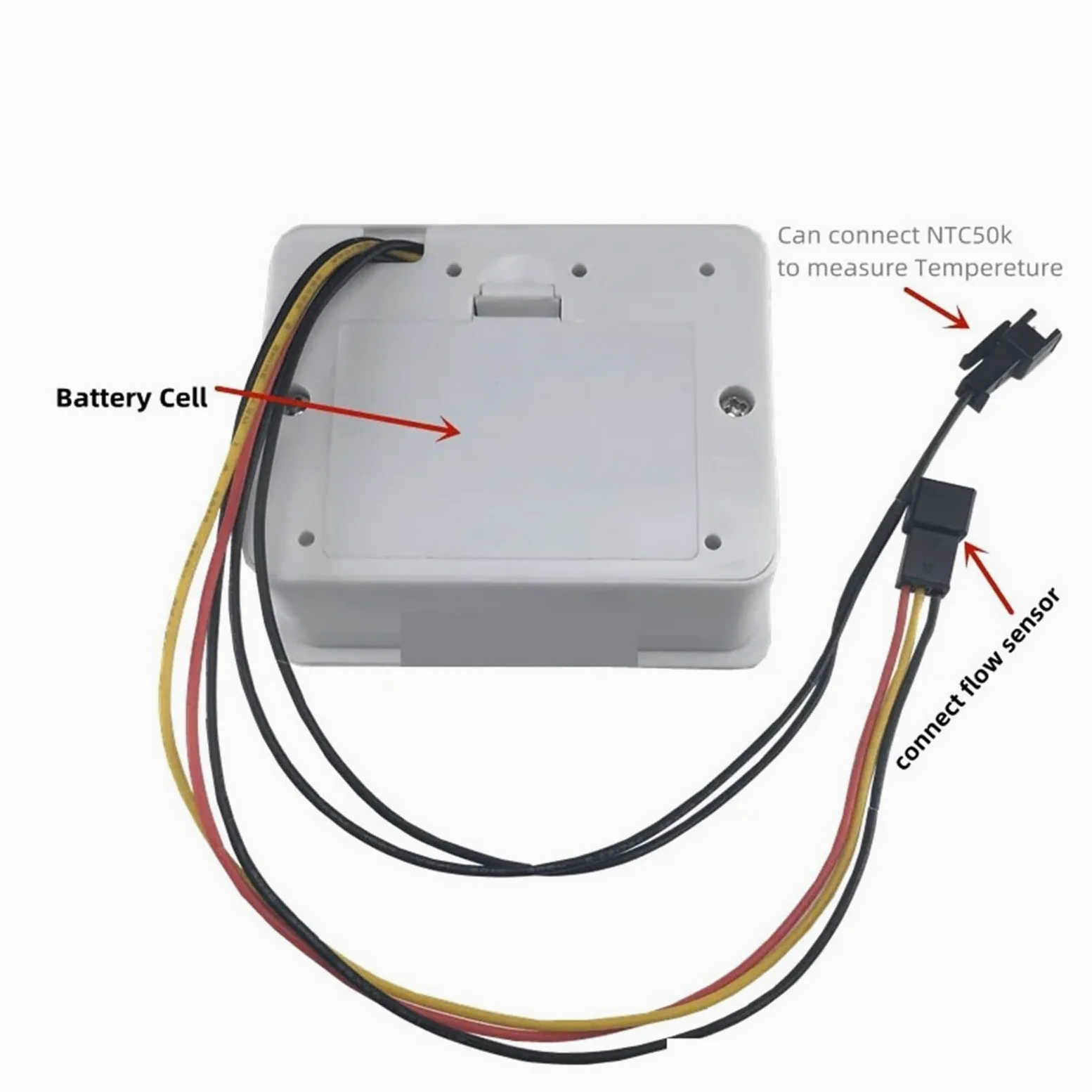 Alta Sensibilidad Medidor de Sensor de Flujo de Agua con pantalla LCD Digital, medidor de flujo, totalímetro con contador de flujo de turbina de 3/8 "/1/4" Medidas precisas(1-4 quick fit)