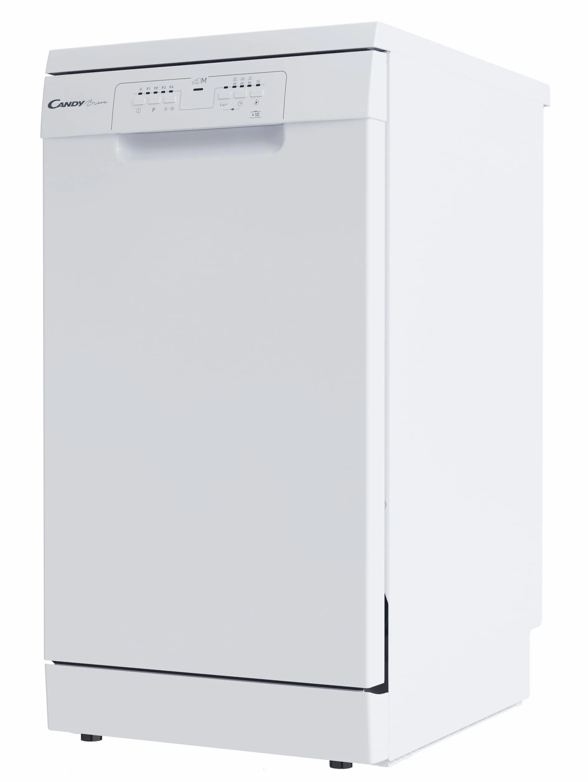 Candy Brava CDPH 2L1049W-01 Lavavajillas 45 cm 10 Servicios 5 Programas 49 dB Blanco