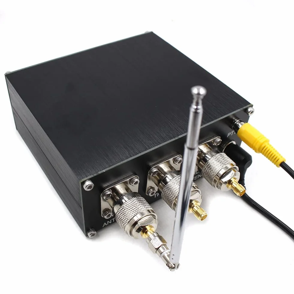 Canulador de señal QRM HF X-fase 1MHz-30MHz aleación de aluminio con dial y botón