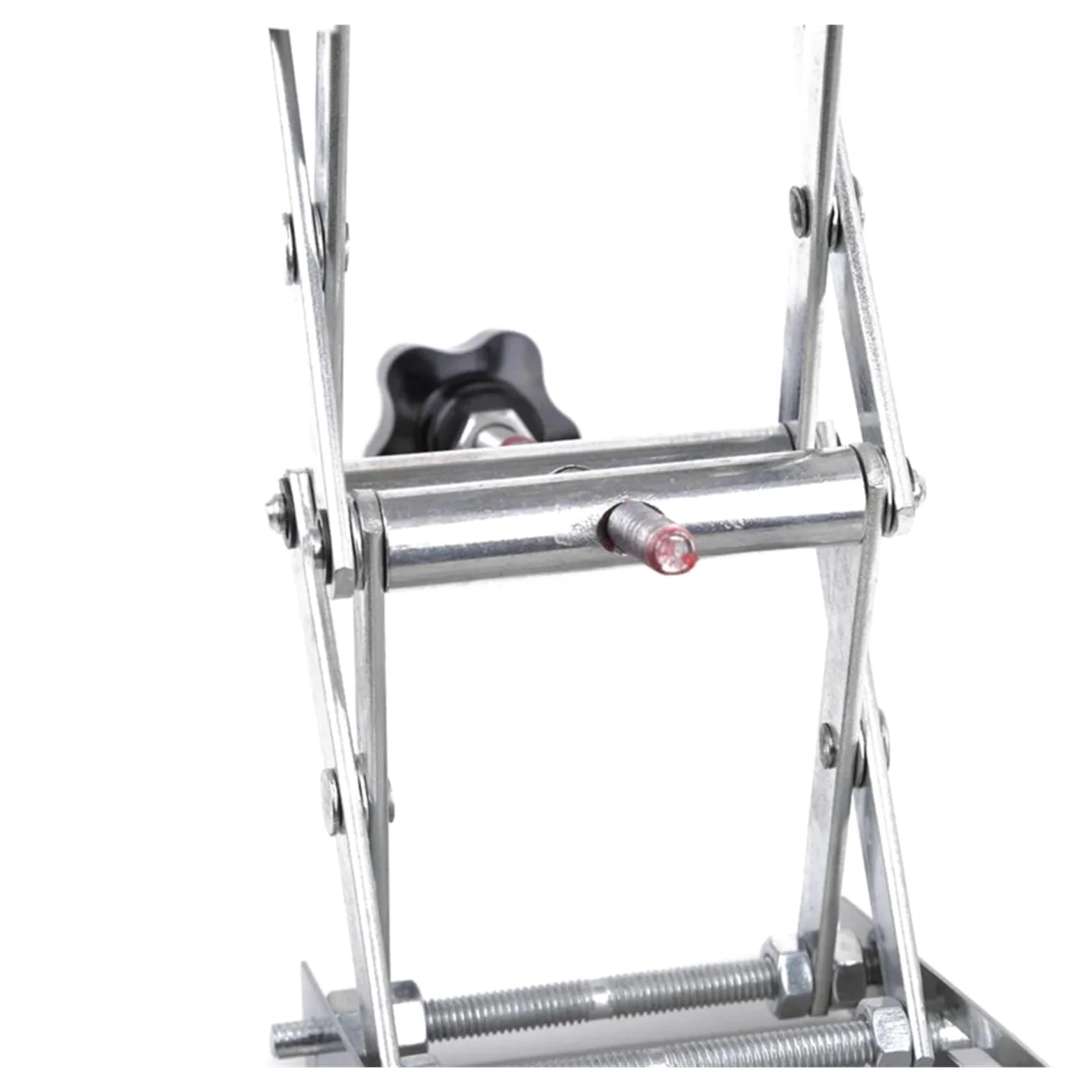 Plataforma elevadora de tijeras, soporte para mesa elevadora, tijeras, mesa elevadora, laboratorio, 100 x 100 mm, plataforma de elevación de acero inoxidable (100 x 100 mm)