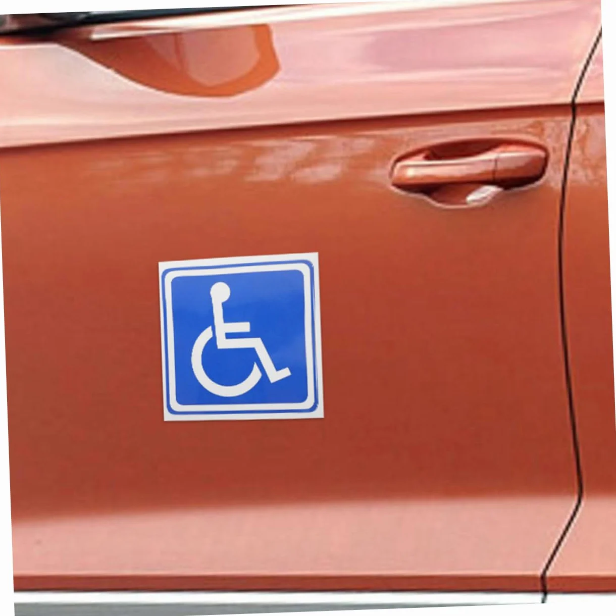18 Hojas Señalización Discapacitados Coche Calcomanías Silla Ruedas Señal