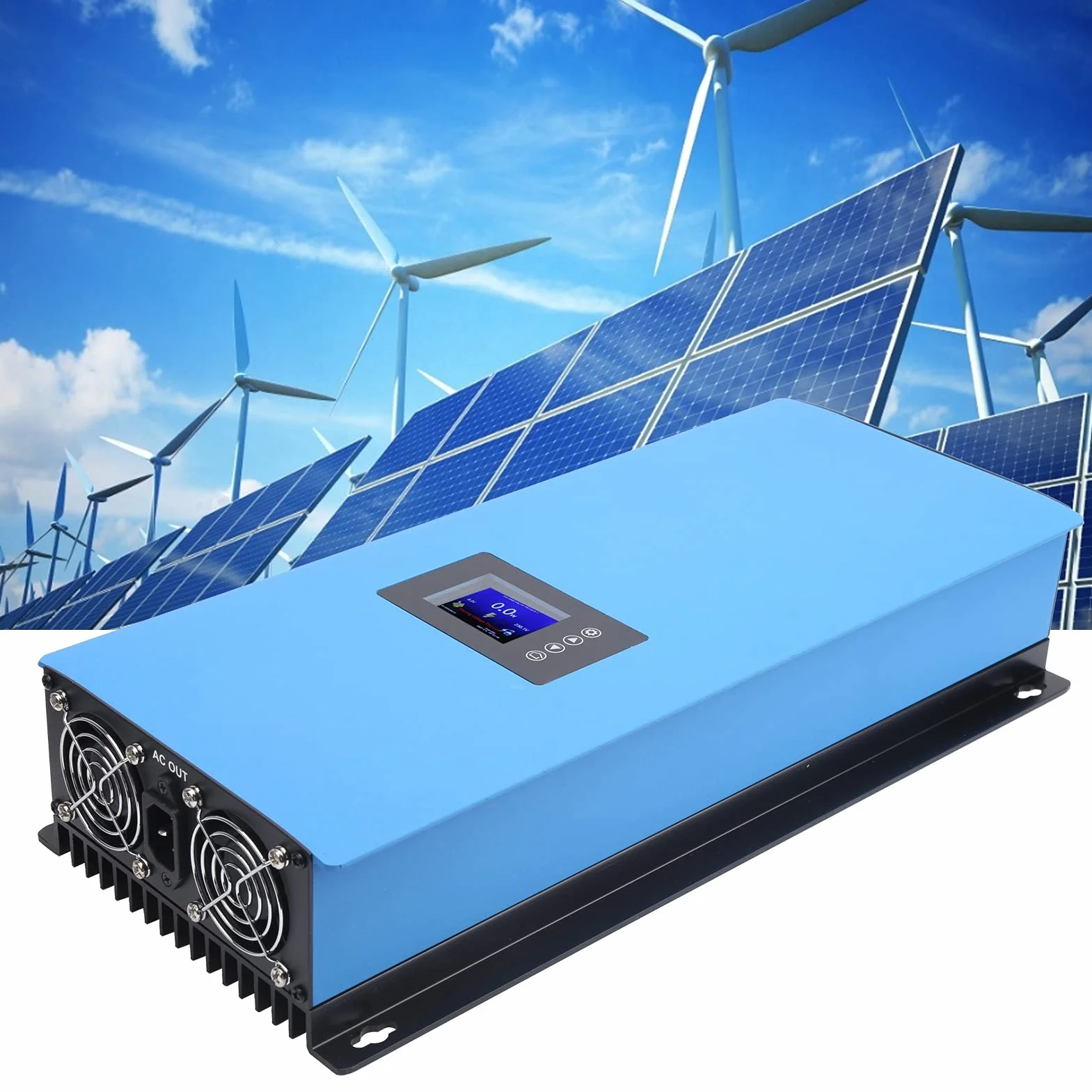 Inversor de 2000 W, inversor de energía eólica Inversor de control de energía eólica Máquina integrada 2000 W Enchufe de la UE 220 V para(#1)