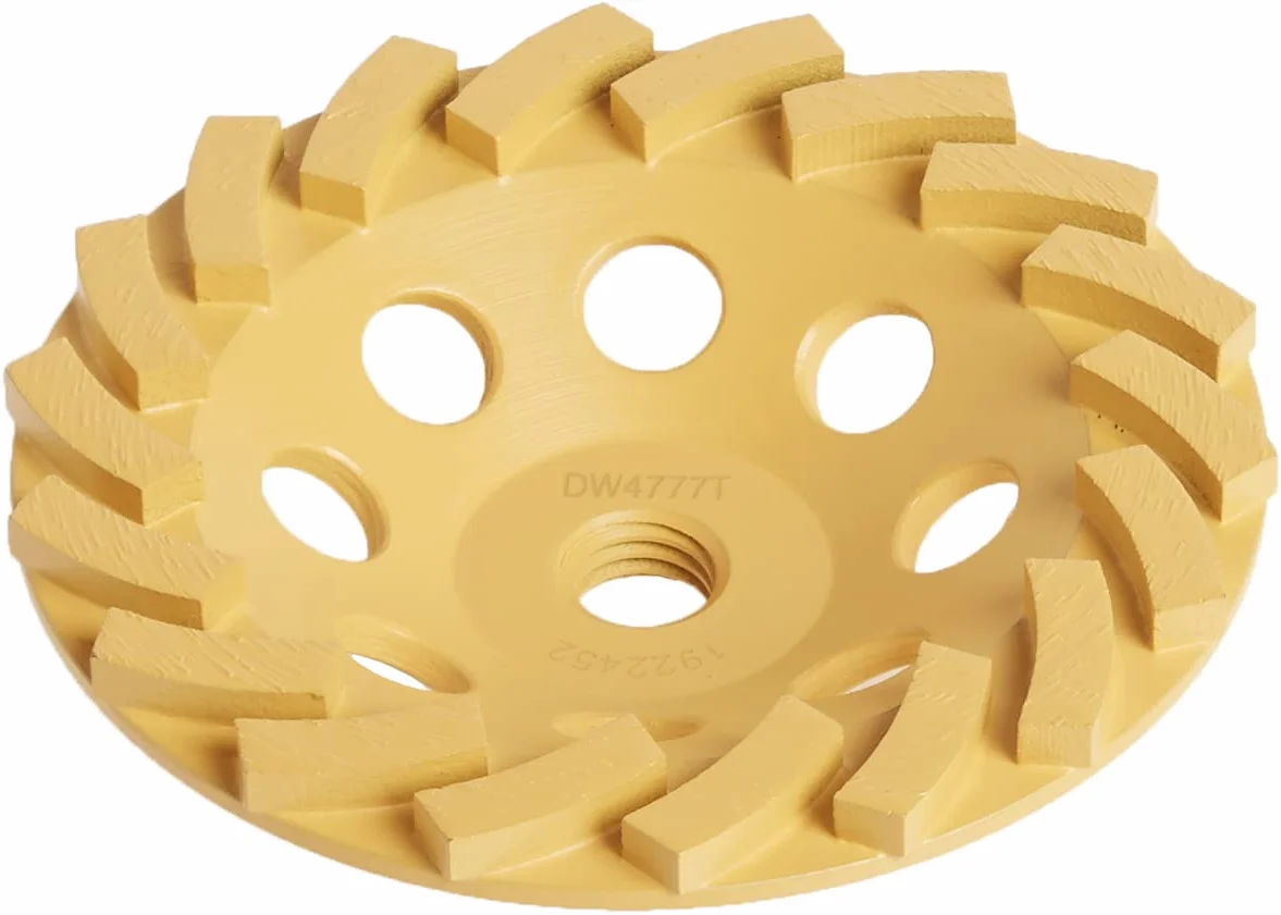 DEWALT DW4777T - Rueda de copa de diamante XP Turbo de 5 pulgadas
