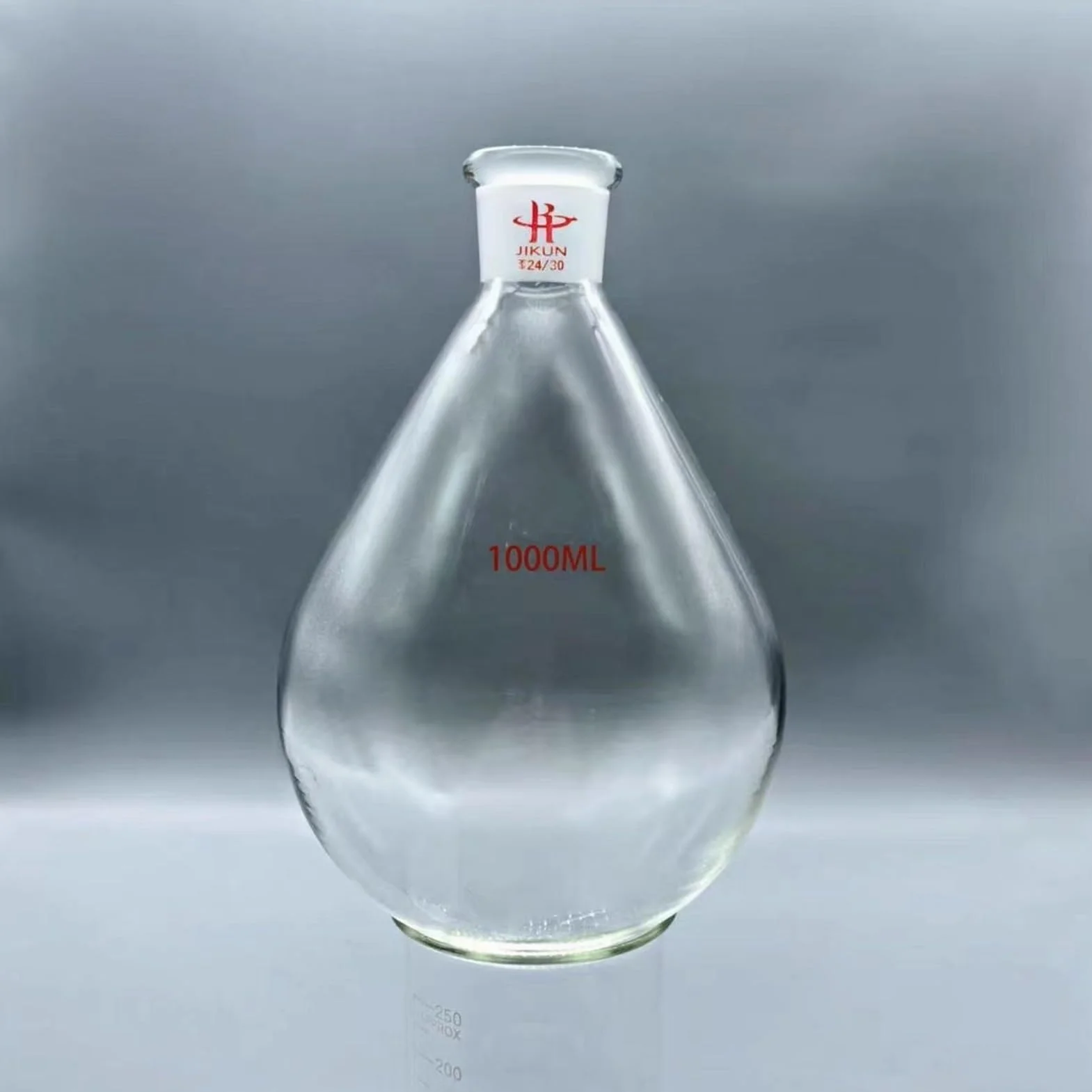 Matraz piriforme, matraz con evaporador rotatorio, matraz Kjeldahl de vidrio de laboratorio, 24/29,(2000ml)