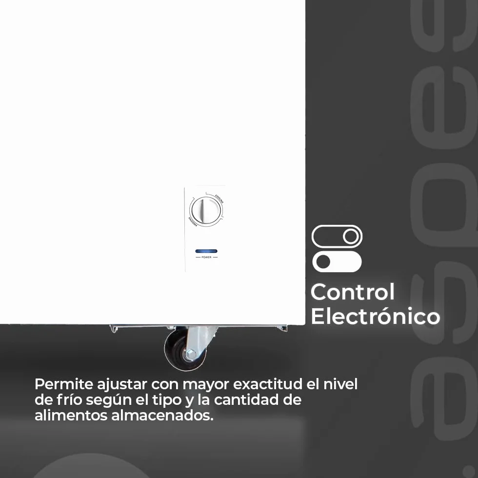 Aspes Congelador Horizontal Blanco ACHH5201EDC 508L Dual Cooling 2 Cestas Clase E
