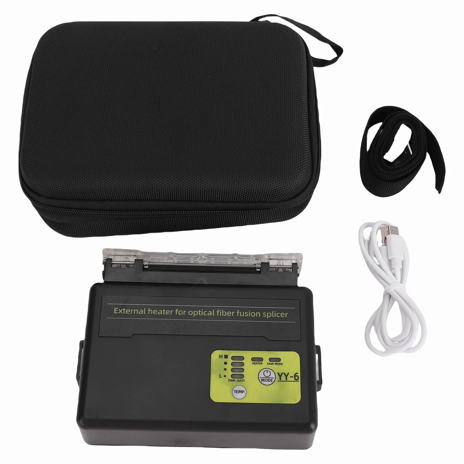 Garosa Calentador de Empalme de Fibra Óptica 5100 mAh 4 Ajustes de Temperatura
