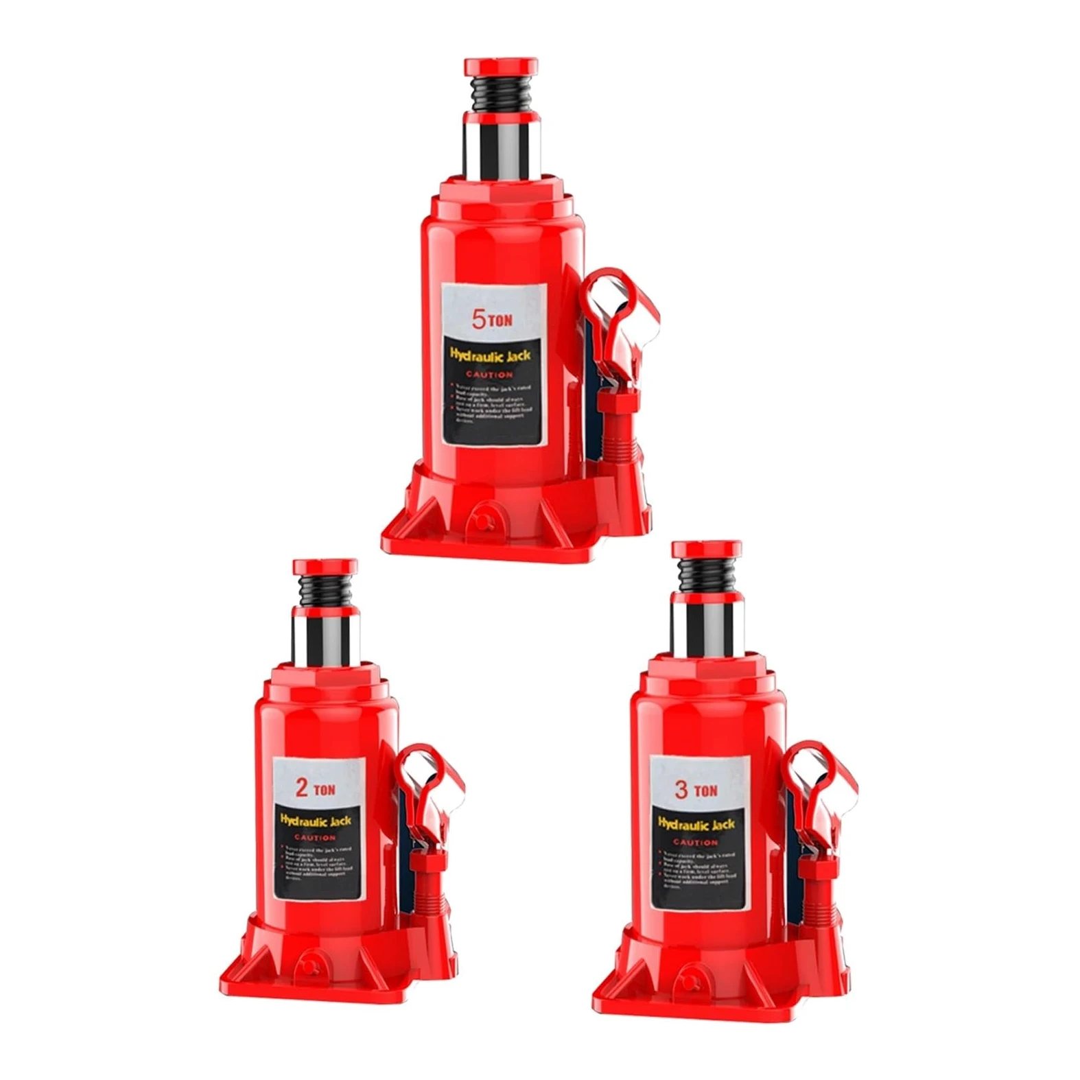 Gato automotriz portátil, Gato pequeño, Gato hidráulico de manivela for Botella de elevación, for Furgoneta, Barco, camión y Coche(2T)