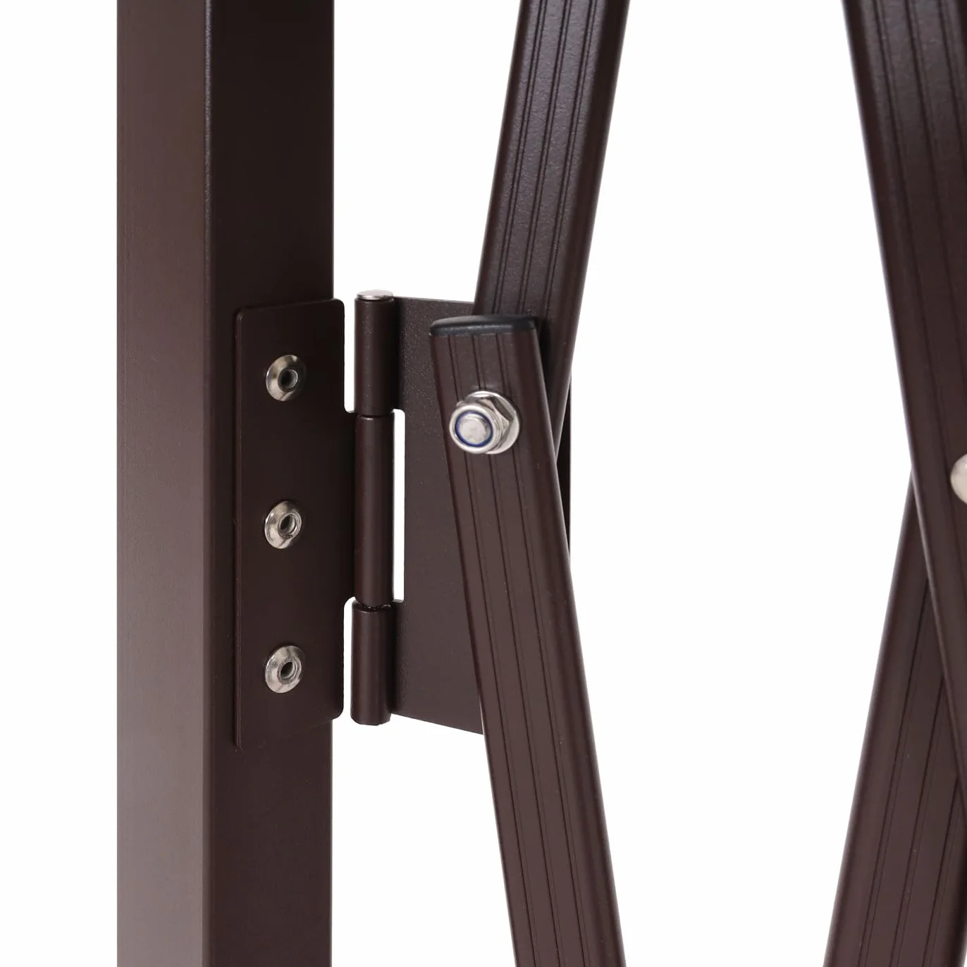 Rejilla de Seguridad Haeusler-Shop HWC-K56 Aluminio Extensible Orientable 103 x 36-265 x 31 cm Marrón