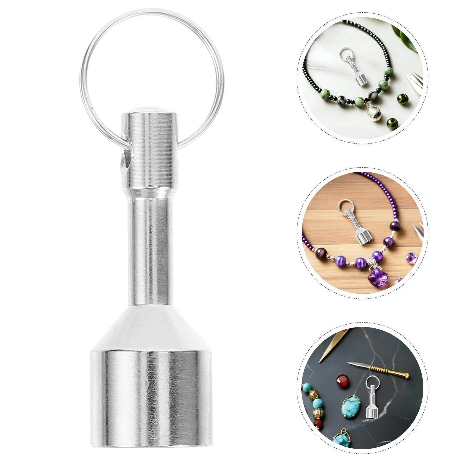 DOITOOL Comprobador de Imanes para Joyería Llavero Magnético Funcional, Pruebas Rápidas de Plata y Oro