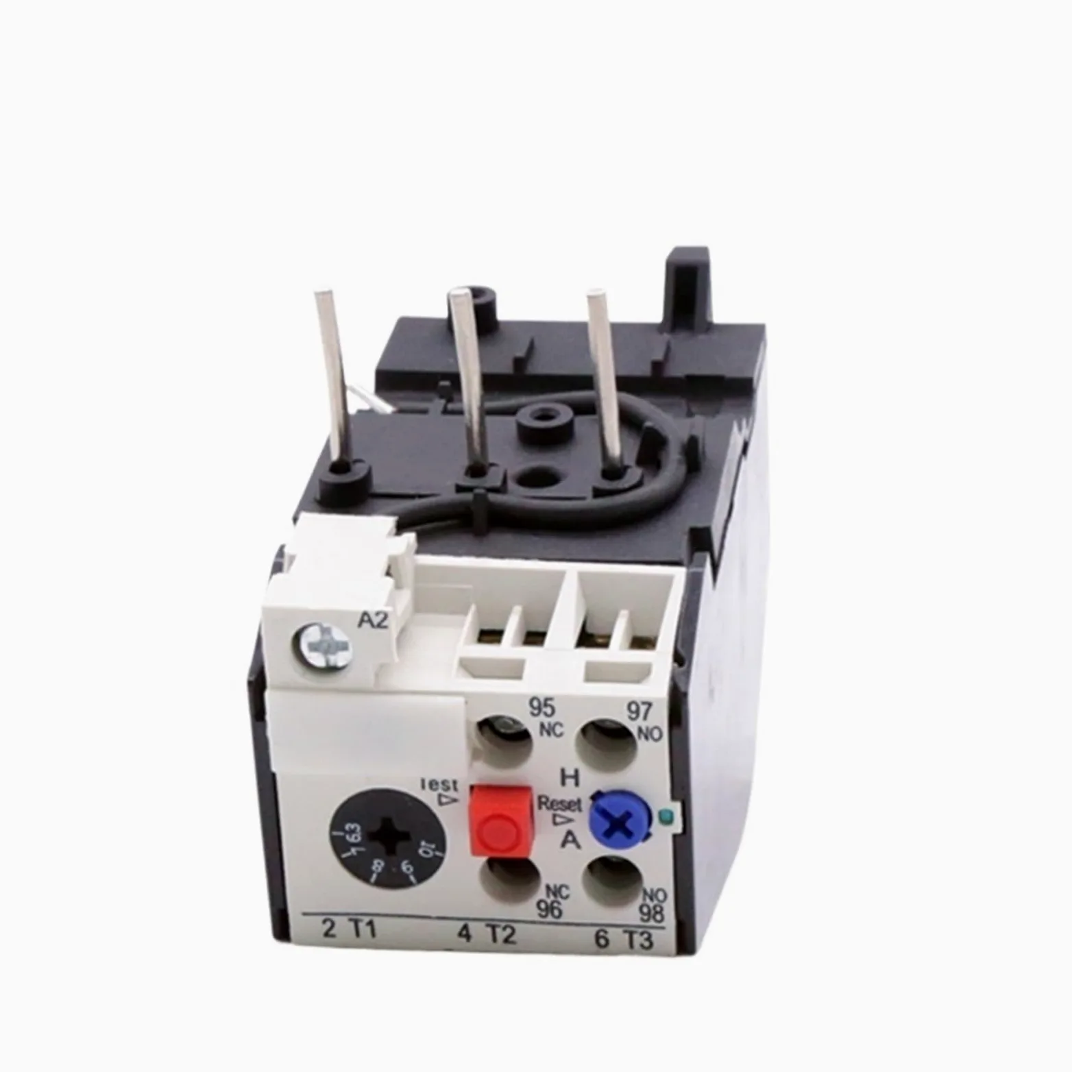 BIVOO JRS2-25 Relé térmico 3UA Relé de sobrecarga Relé de contactor for protección del Motor 10A-16A 16A-25A (Size : 16A-25A)