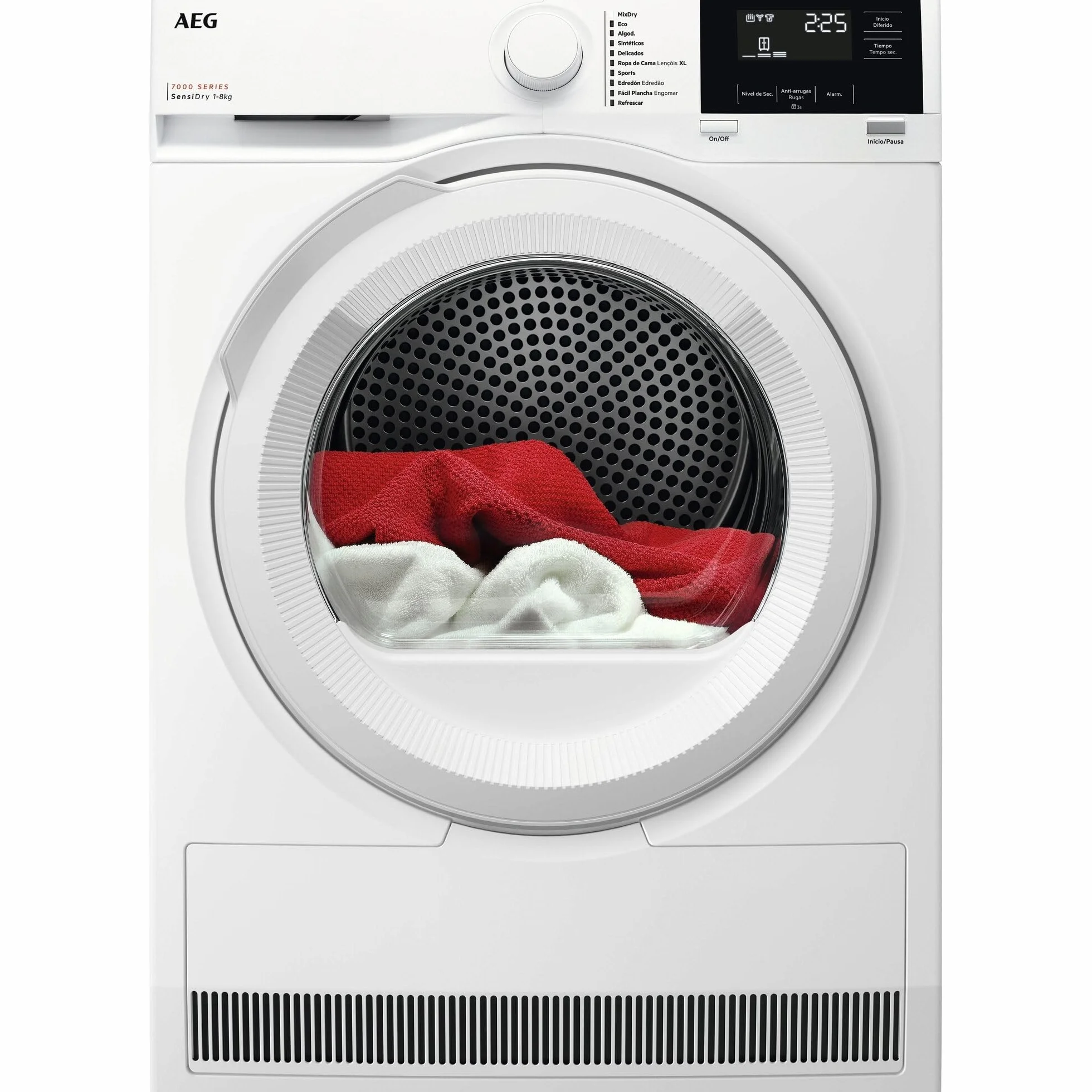 AEG TR718EAOB Secadora con Bomba de Calor Serie 7000 SensiDry 8 kg