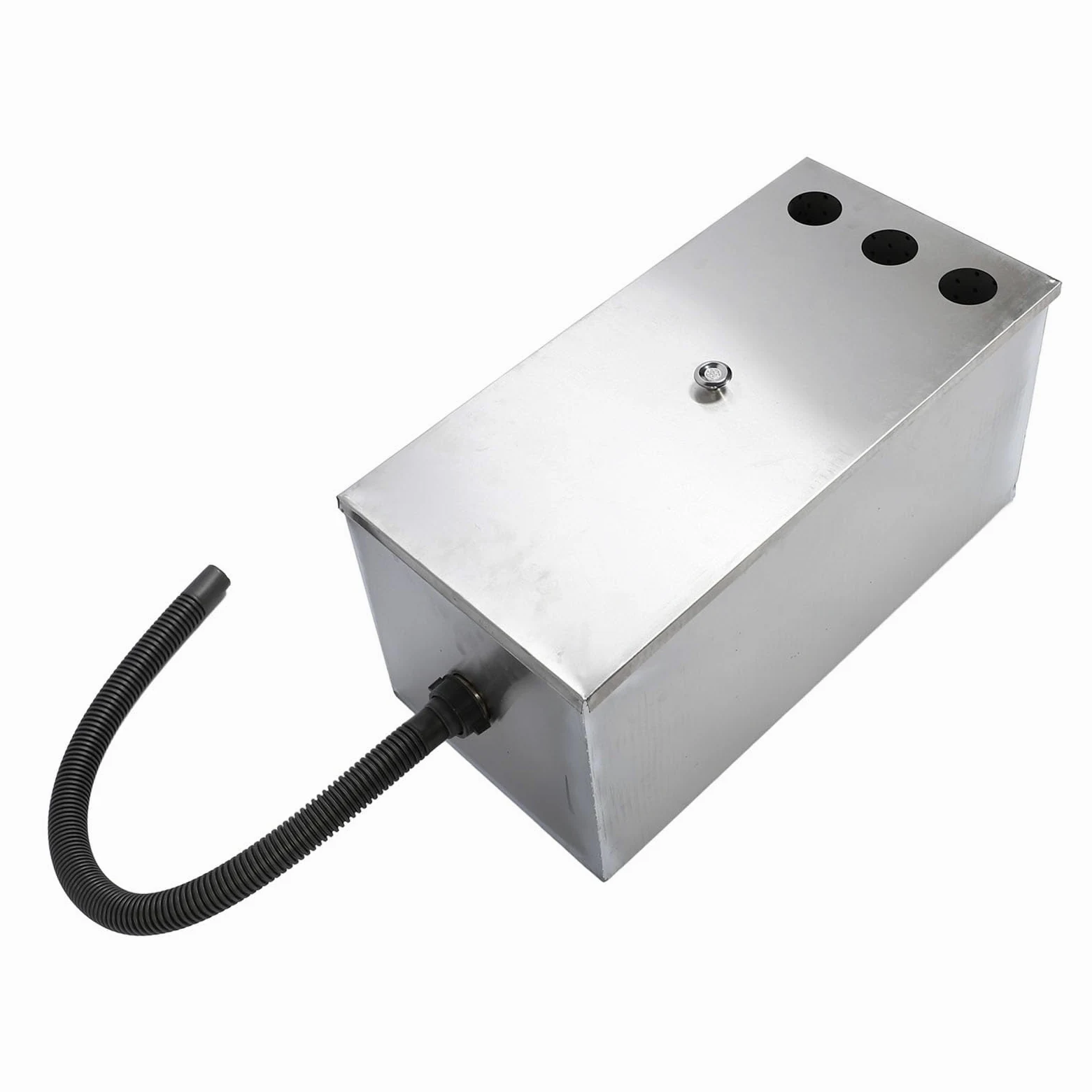 Trampa de Grasa de Acero Inoxidable de 8 Libras, Interceptor de Grasa Comercial de Alta Resistencia de 600 X 300 Mm para Restaurante de Cocina, con Gran Capacidad y Caudal de 4 GPM
