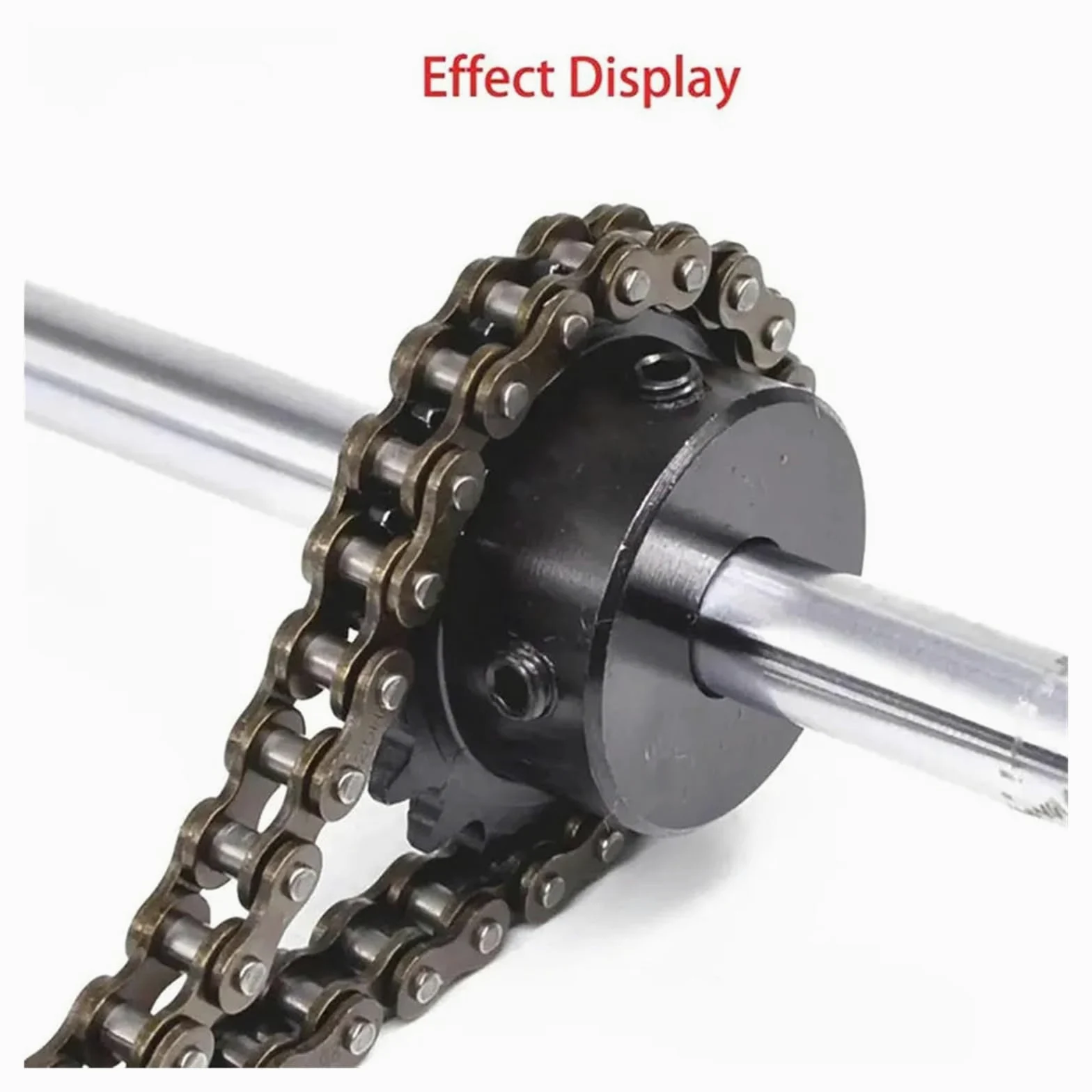 Cadena de rodillos 12B-1, paso 1,5 m y 19,05 mm con eslabones conectores