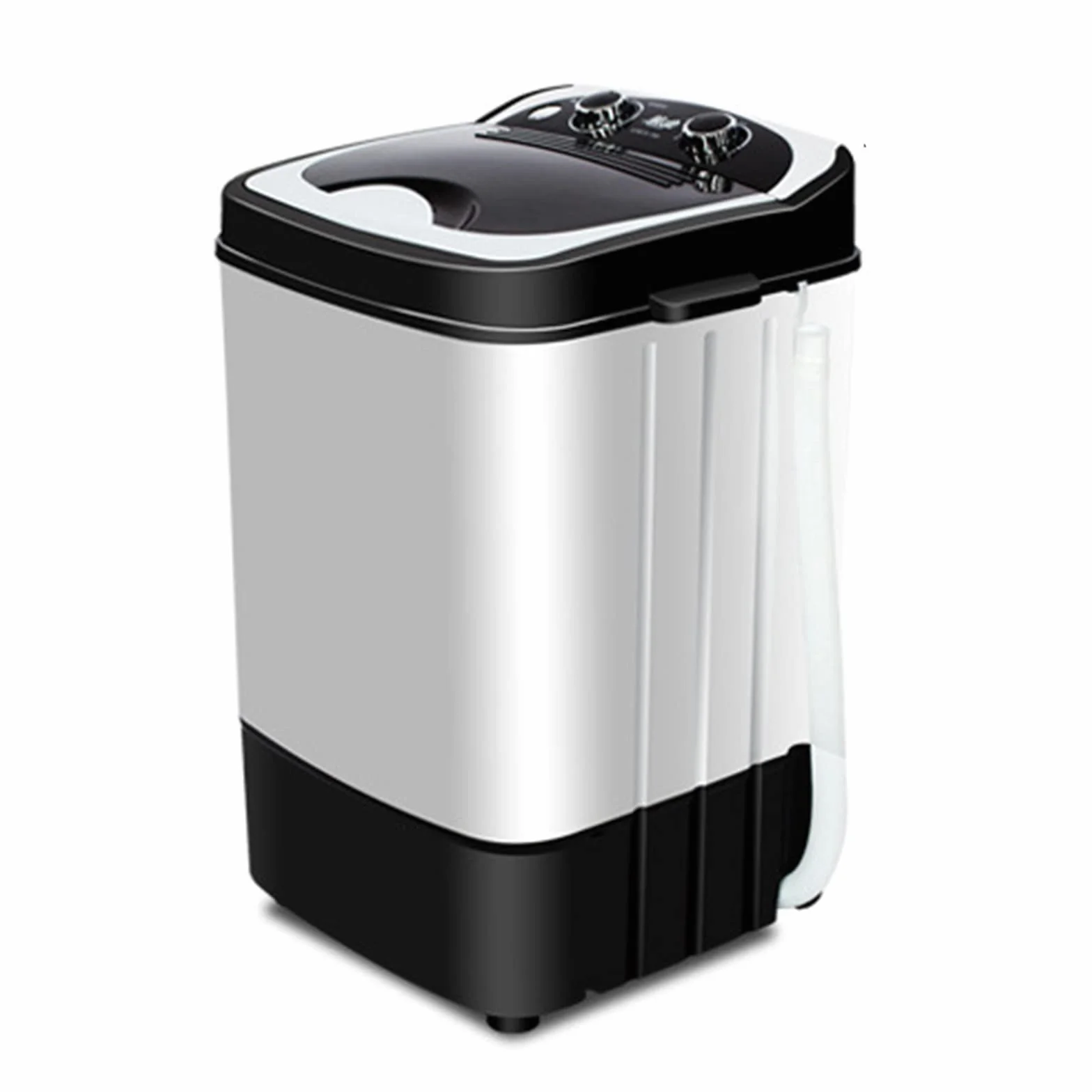 Lavadora y Secadora Portátil de Una Tina, Mini Lavadora Compacta con Control de Temporizador