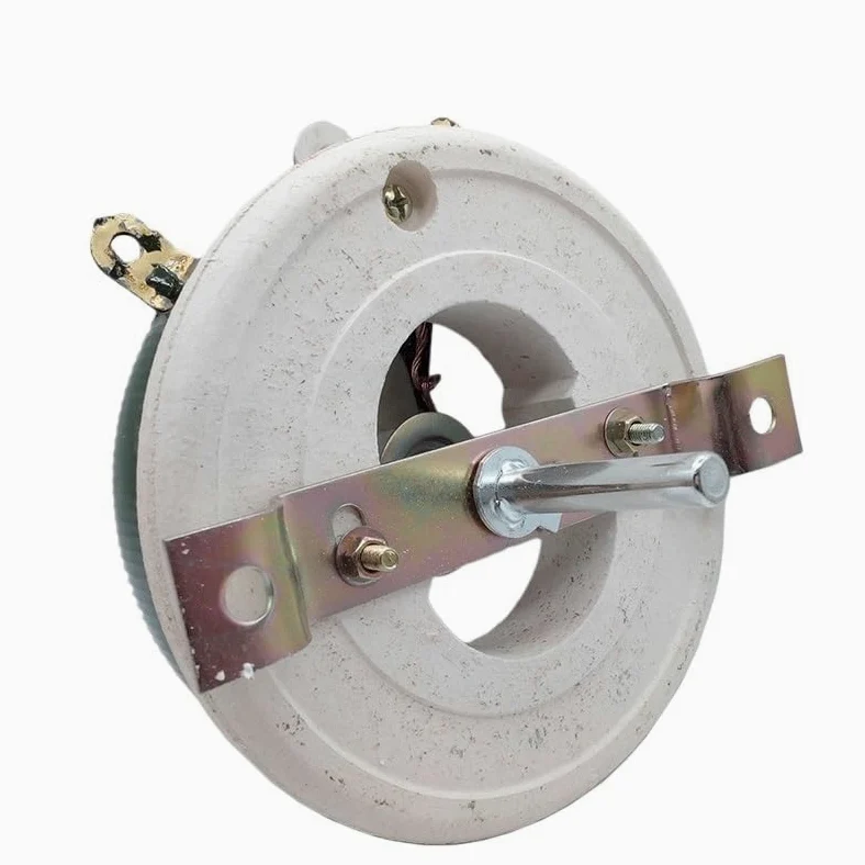 Reóstato BC1 de Alta Potencia 300 W, R máx. 50 ohmios, Resistencia Alambre bobinado Variable rotativa, Forma Disco, Ajustable, reóstato Deslizante