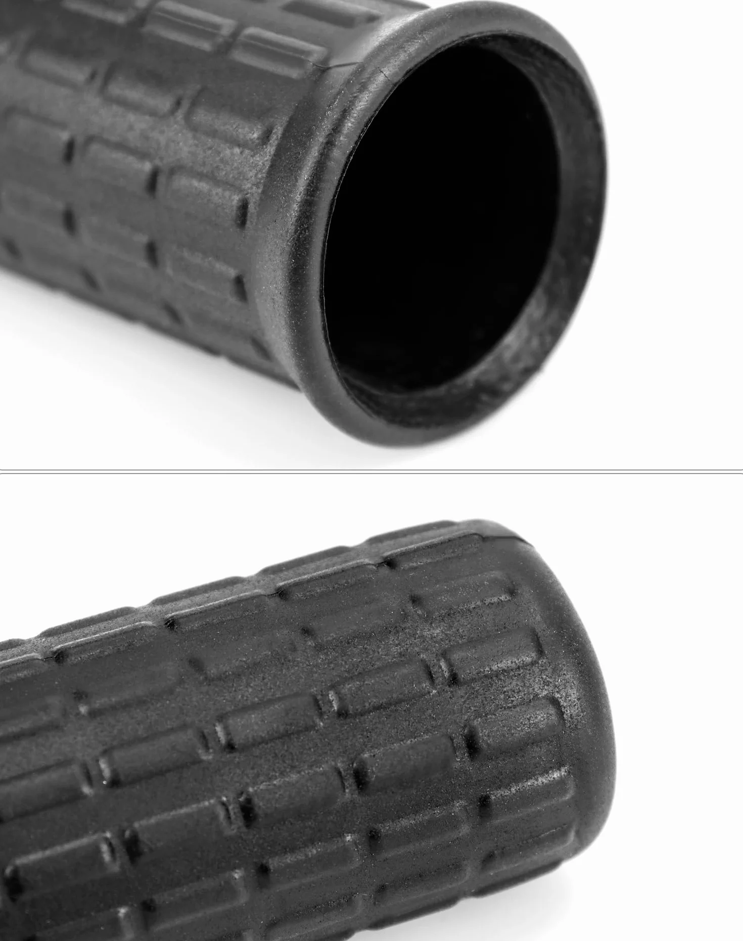 QWORK 2 manijas de Carretilla Antideslizante Diámetro Interior 32 mm Longitud 12 cm