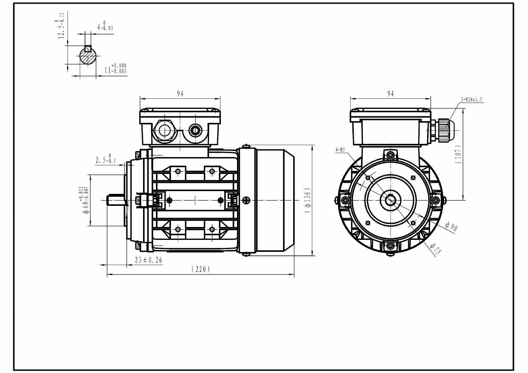 Motor trifásico 230/400 V, motor eléctrico, 1400 rpm, 2800 rpm, motor asíncrono, IP55 B3, B5, B14, montaje de motores eléctricos, trifásicos robustos, para compresor y bomba motor profesional (IMB14