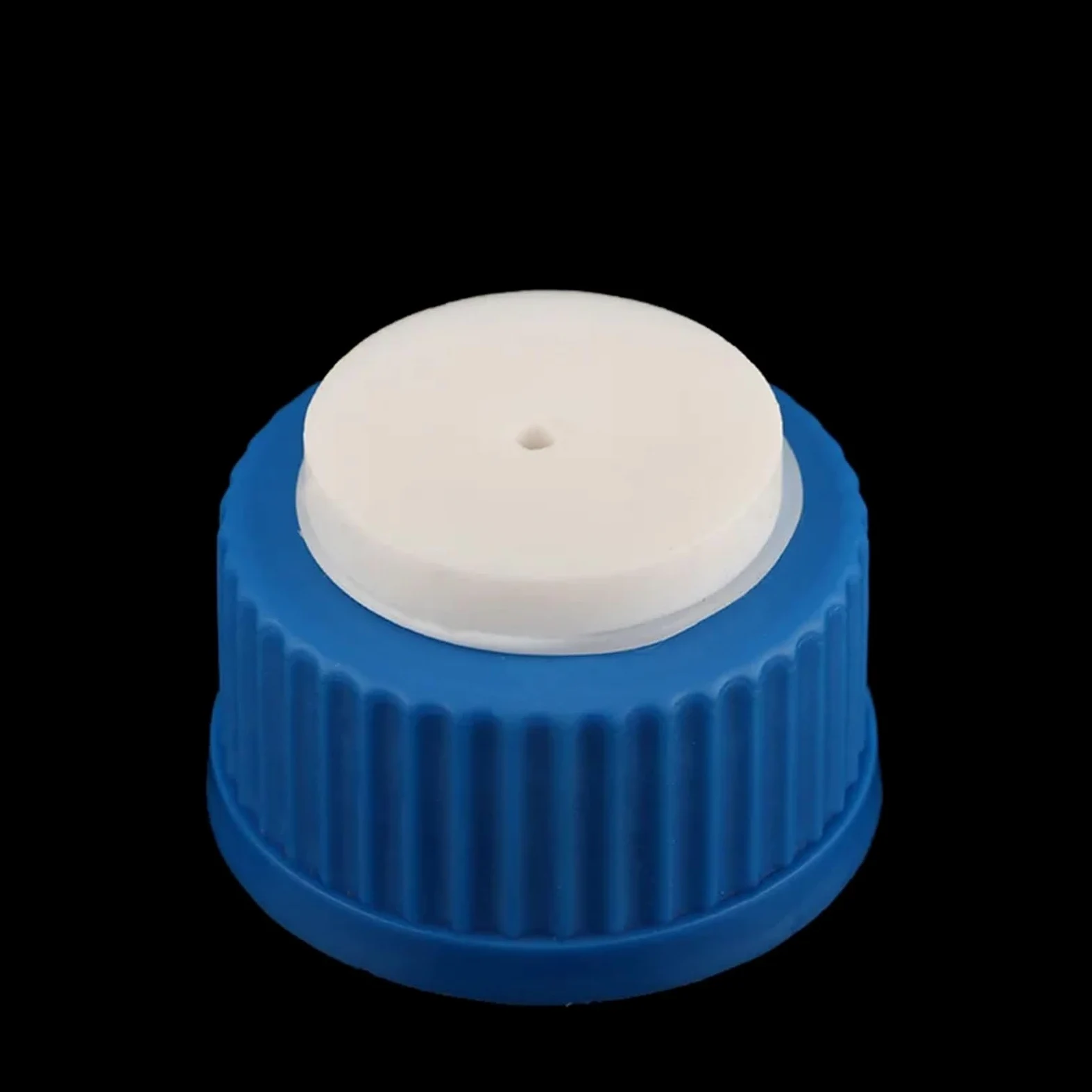ApuaVireo&Co Frasco de Vidrio for reactivos de Laboratorio, Frasco de Vidrio de borosilicato con Tapa de Seguridad GL45, 100 ml-1000 ml, 1-3 Orificios.(500ml 3 Holes)