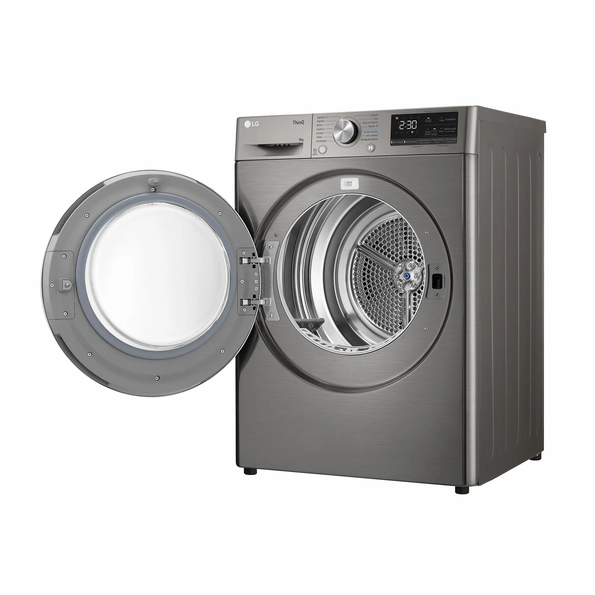 LG RH90V9PV2N Secadora de Ropa 9Kg Bomba de Calor Dual Invert Carga Frontal Serie 900 Inox Antihuellas