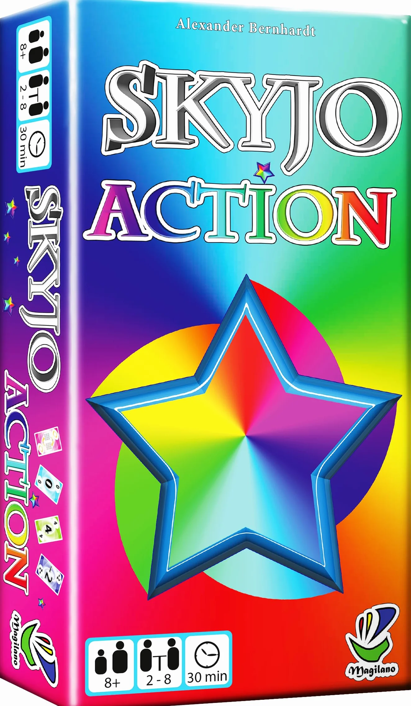 SKYJO Action de Magilano: Juego de Cartas para Niños y Adultos
