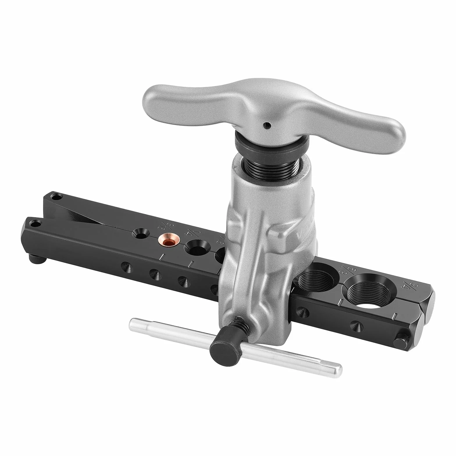 VEVOR Abocardador Tubo, Herramienta de Abocardado HVAC 4,76 a 19,05 mm, 45 Grados Cono Excéntrico, Kit para Tubos de Cobre y Aluminio sin Cortatubos para Reparación de Aire Acondicionado Refrigeración