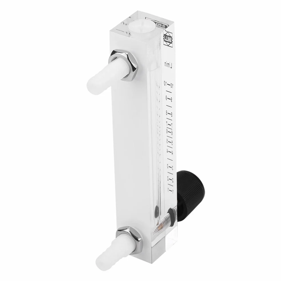 Medidor de flujo de gas 1-10LPM con válvula de control para oxígeno