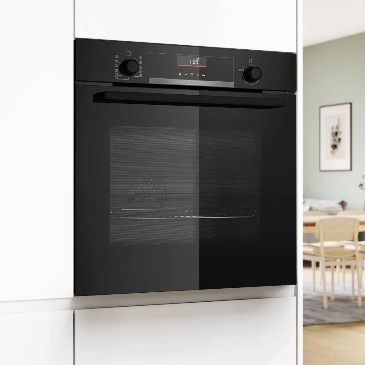 Bosch Horno Serie 6 HBG536EB4 z funkcją AirFry, czarny