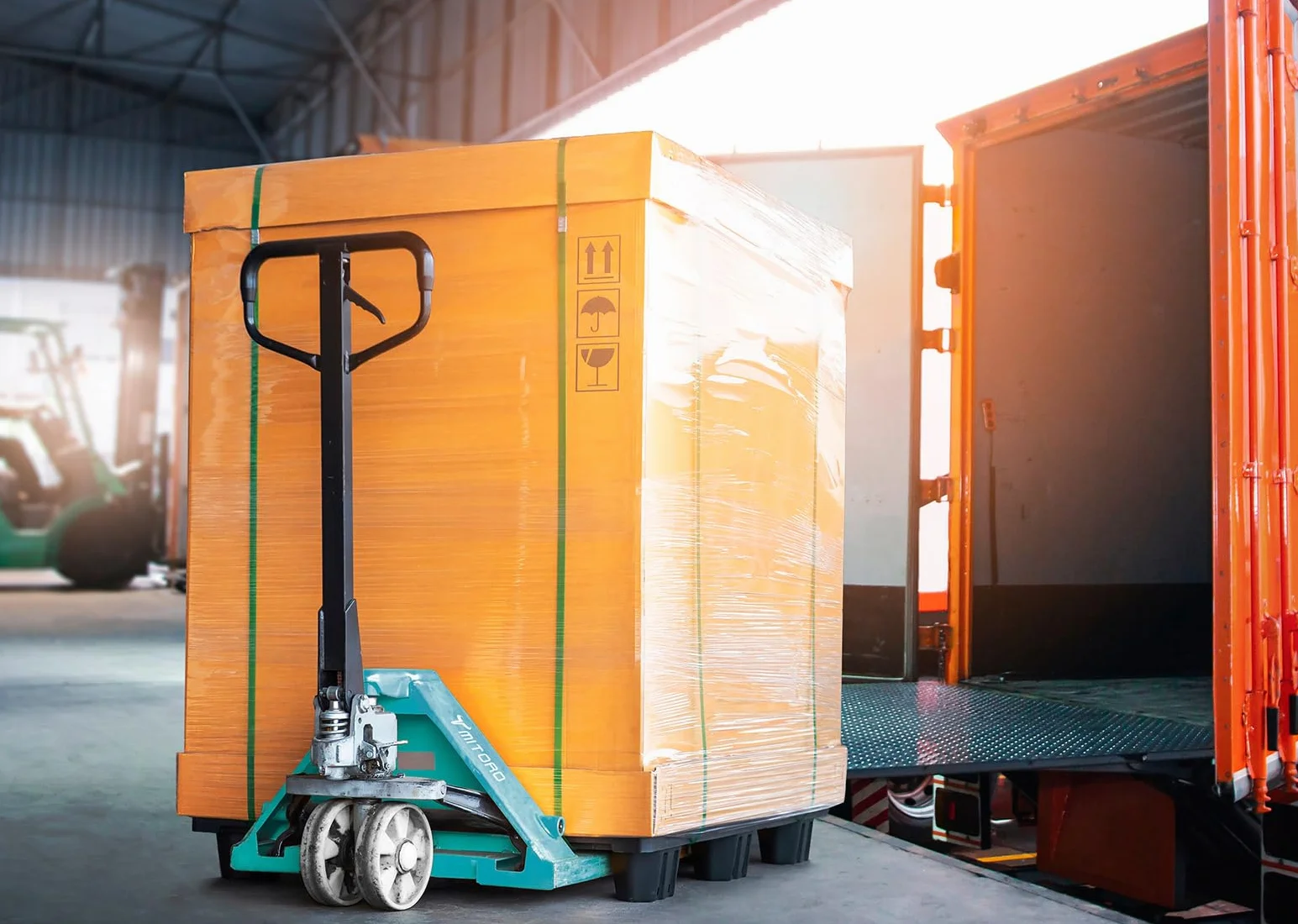 Transpaleta Manual Industrial MiToro - 2500kg - Horquillas 550x1150mm – Elevación 75-190mm - Ruedas Poliuretano PU - Bomba Hidráulica Profesional – Mango en Caucho – Almacén Logística