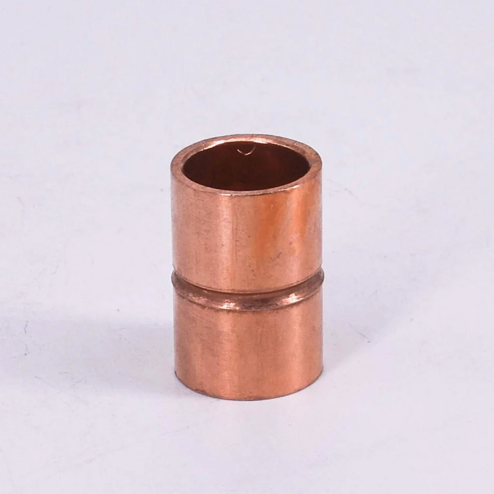 54 67 76 80 85 89 92 105 108 133 159mm ID Pure Copper End Feed Solder Coupling Plumbing Fitting Coupler For Air Condition (ID 108mm Wall 1.7mm) Brass Hose