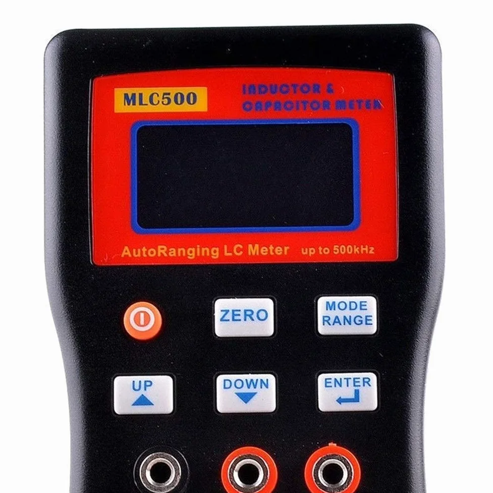 Pantalla Mlc500 500 Khz Digital de Gran precisión la inductancia y capacitancia Rango automático Metros Probador Inglés Manual USB Prog PC
