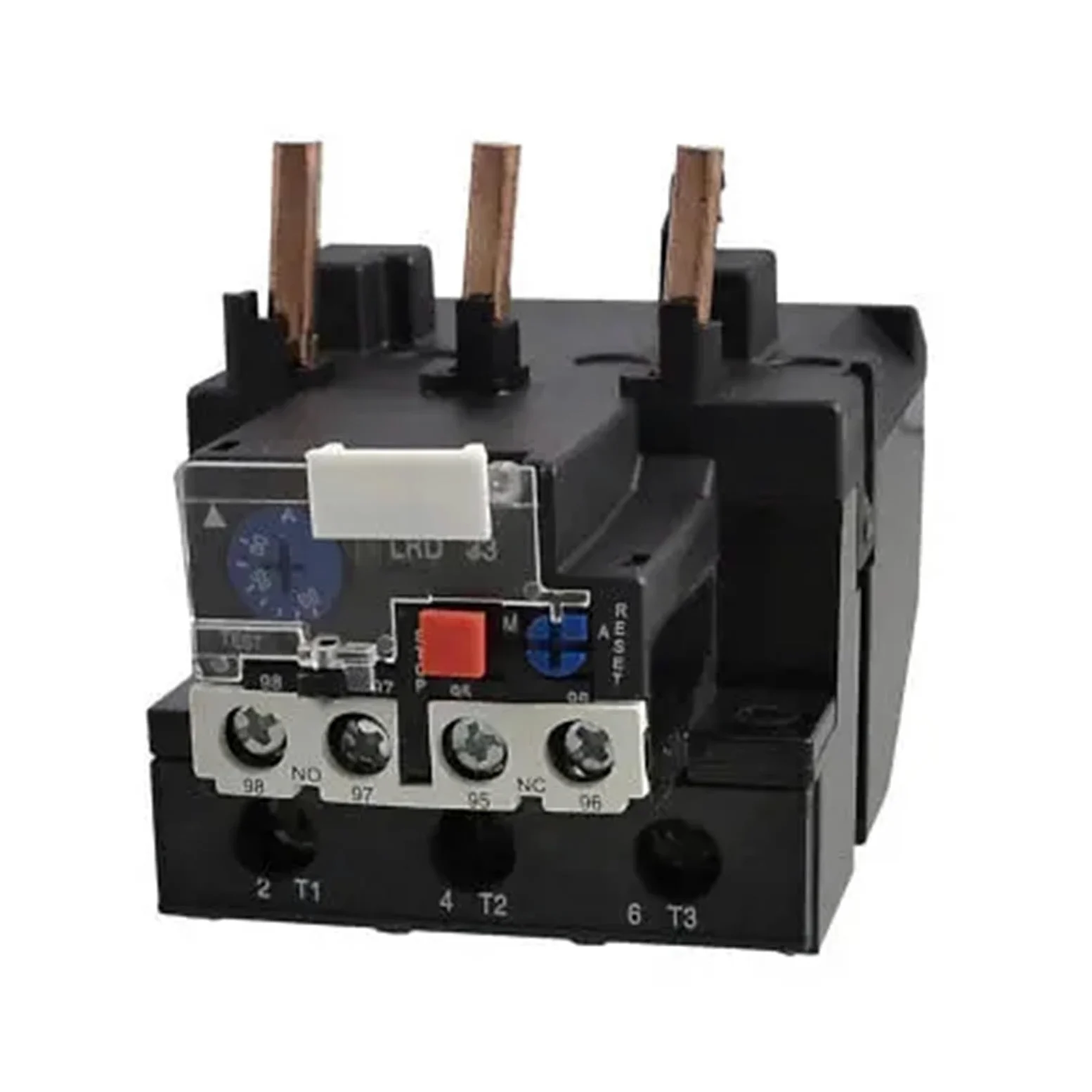 JR28-40 93Amp 80-93A Relé de sobrecarga térmica ajustable 1NO 1NC
