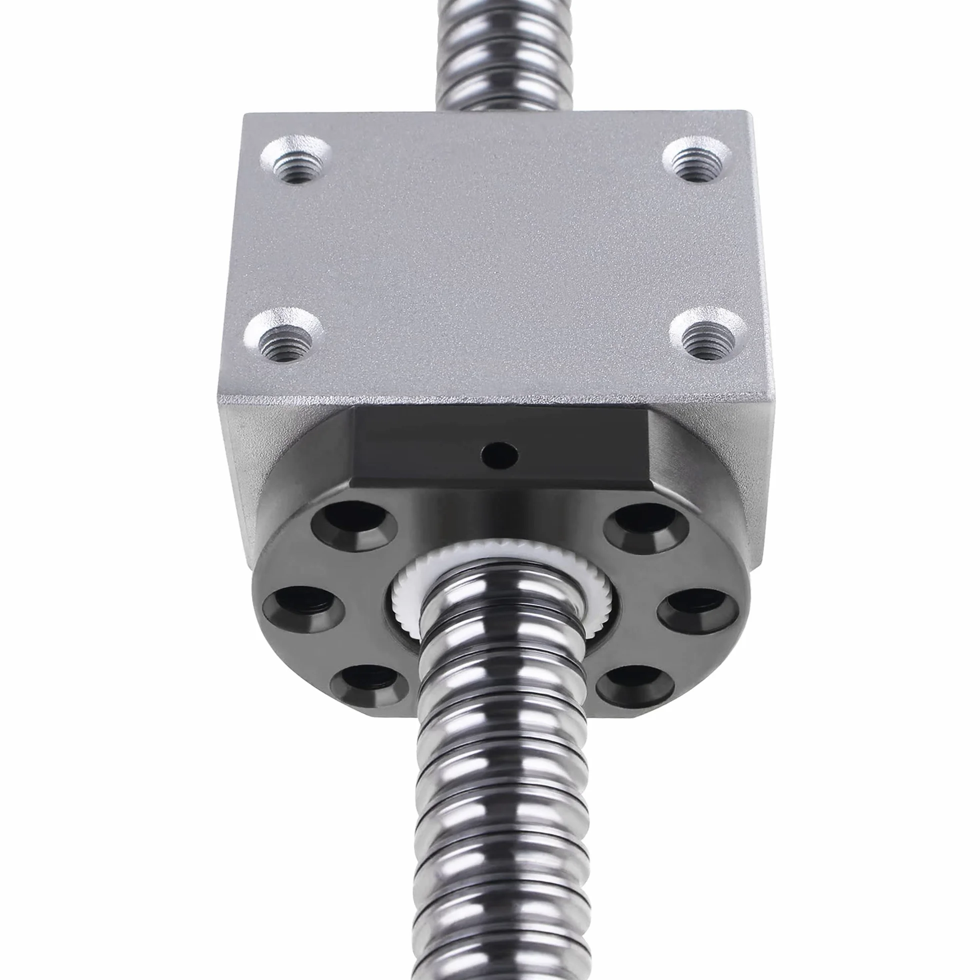 CNCMANS SFU1605 Juego de husillo de bolas 400 mm 16 mm acero inoxidable guía lineal BK12/BF12