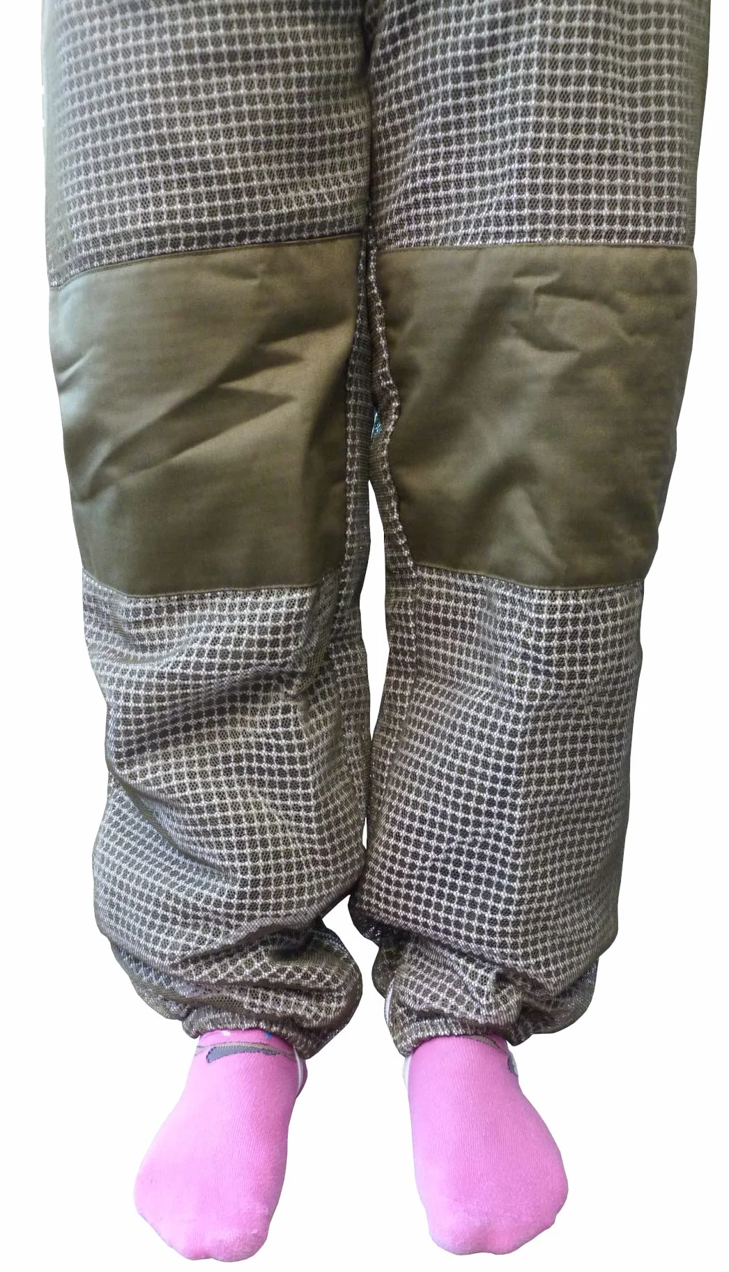 AGS Sombrero redondo velo de tres capas ultra ventilado verde apicultura traje profesional de abeja apicultura traje grande