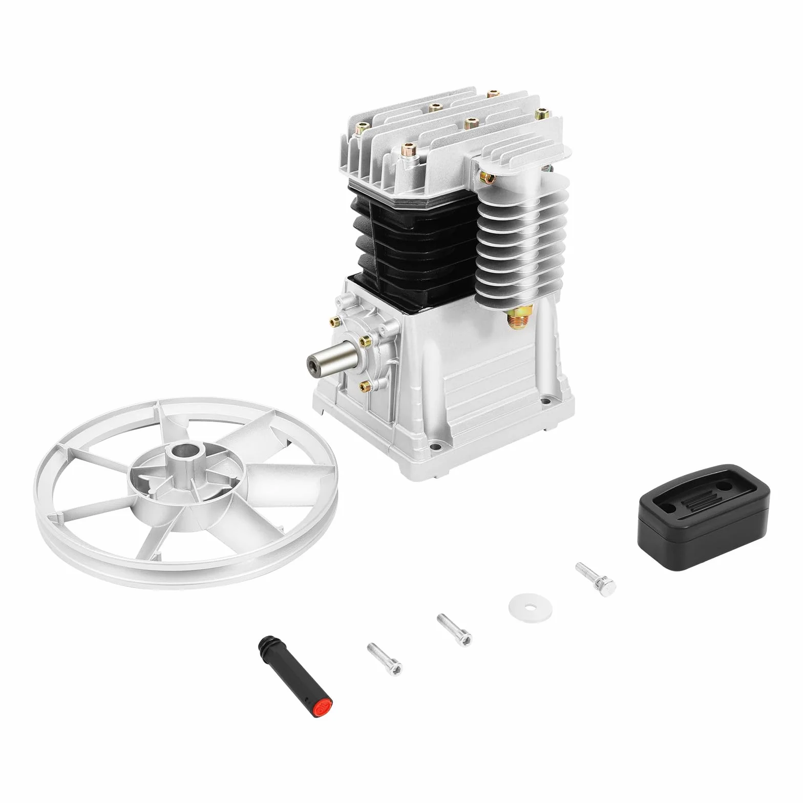 Compresor de aire 3 CV 10 bar 2 cilindros 960 rpm carcasa aluminio