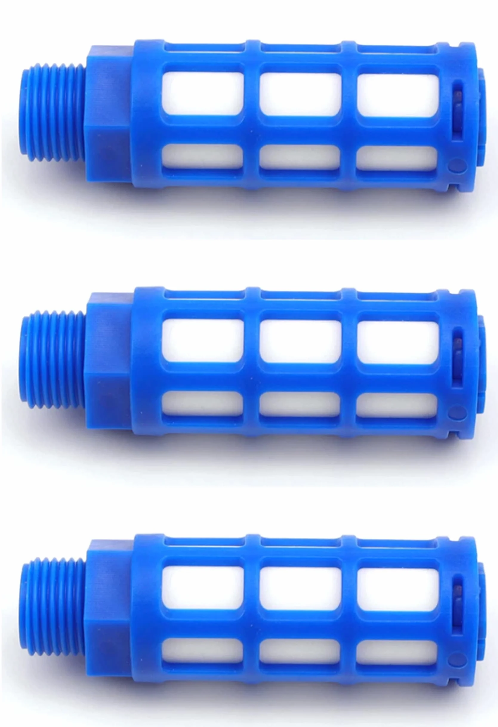 Silenciador neumático 3/8 pulgadas juego de 3 calidad industrial
