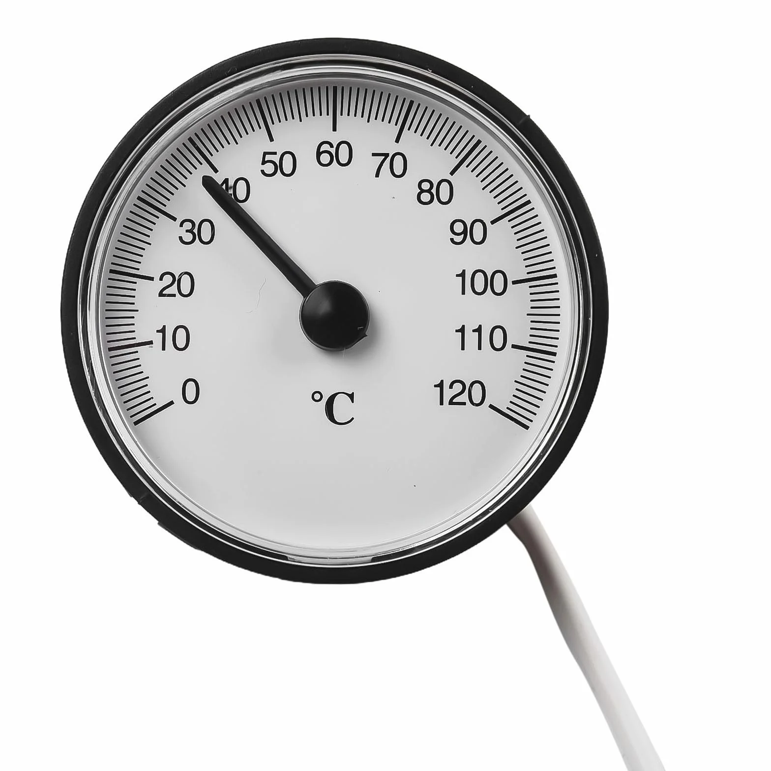 Termómetro analógico sensor latón capilar 144 cm 0-120°C contenedores refrigerados