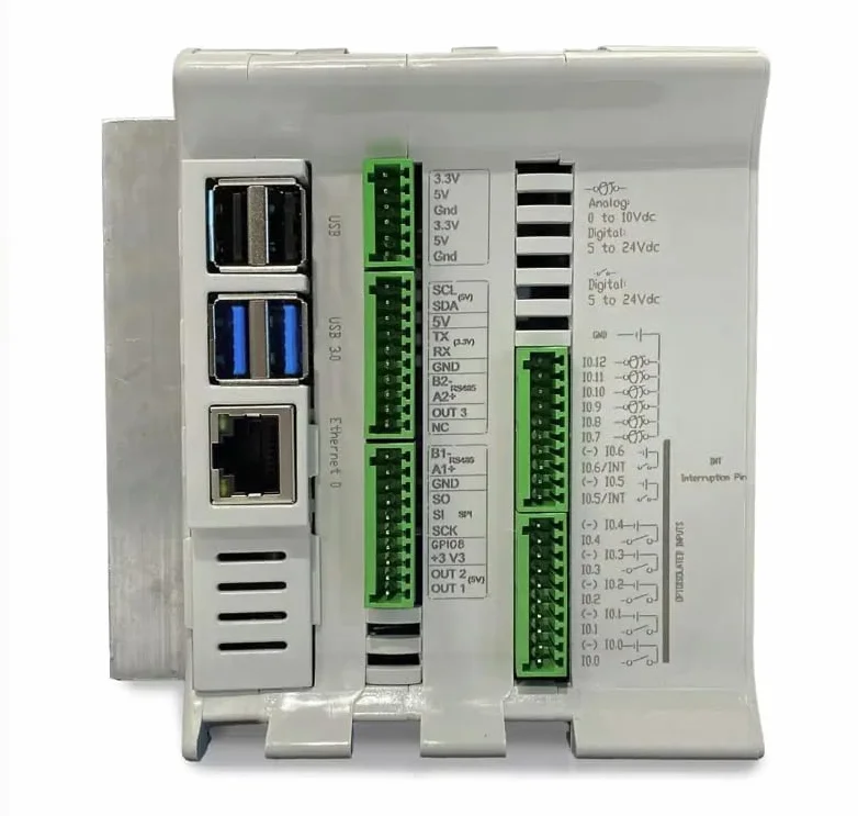 Industrial Shields Raspberry PLC 21 – PLC industrial basado en Raspberry Pi 4 (4GB), 21 Entradas/Salidas, RS485, I2C, SPI, UPS y RTC – Solución para Automatización e IoT Industrial