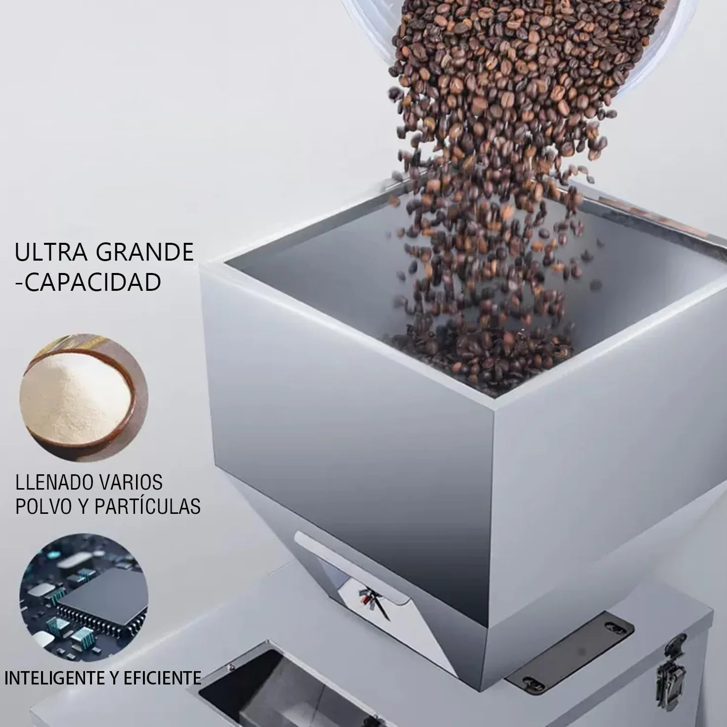5KG Partícula Máquina de llenado Automático Peso Relleno Polvo Dispositivo de subpaquete